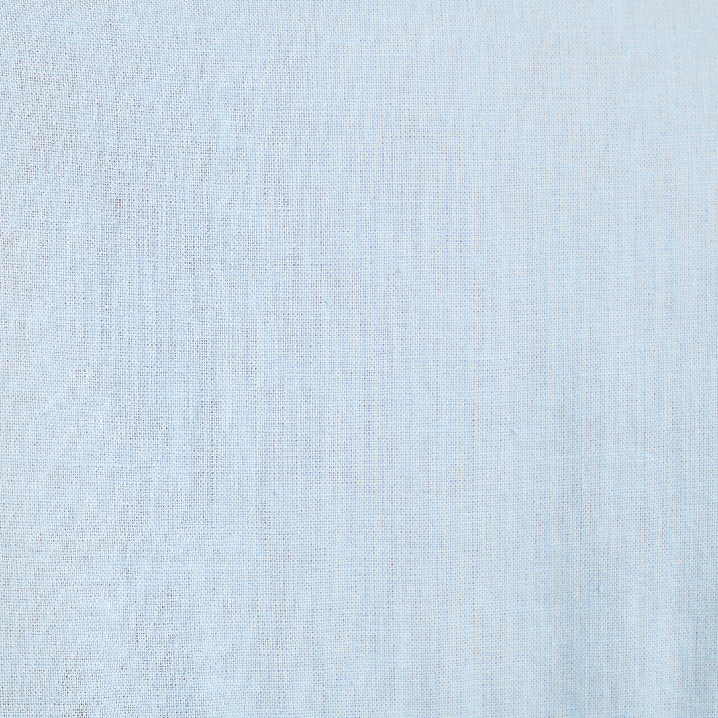 Chemise manches longues contenant du lin bleu pastel femme