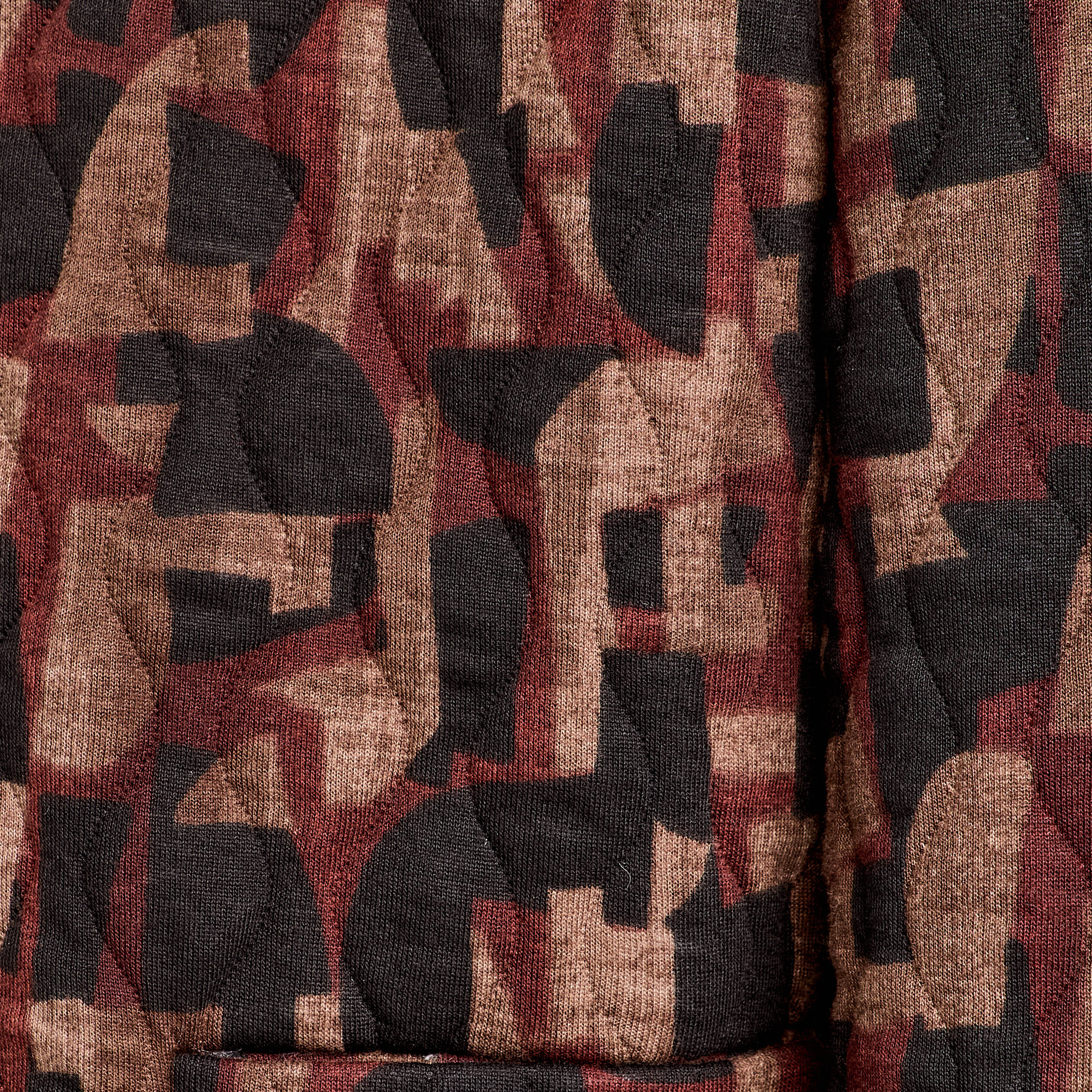 Veste matelass&eacute;e marron cognac femme