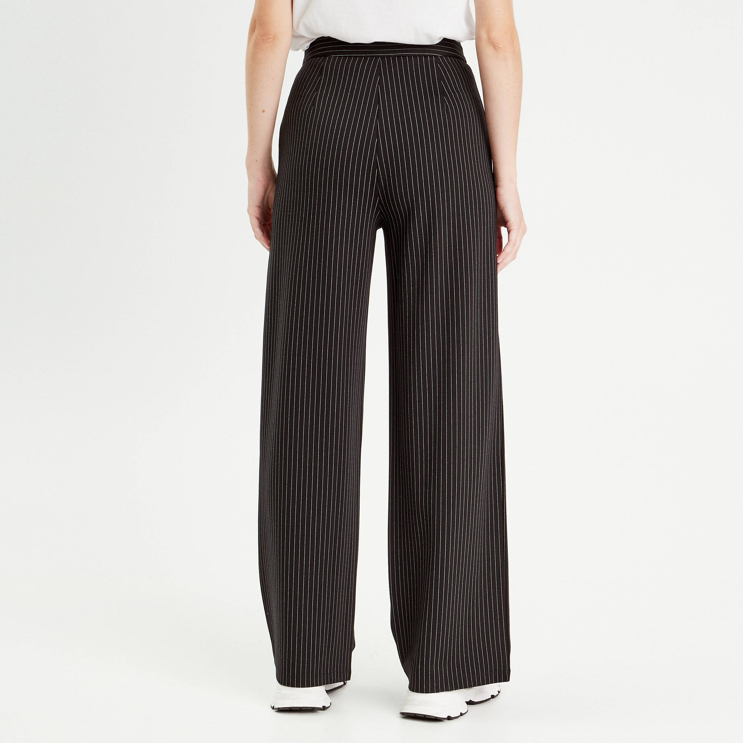 pantalon jambe large noir femme Pantalon jambe large noir femme