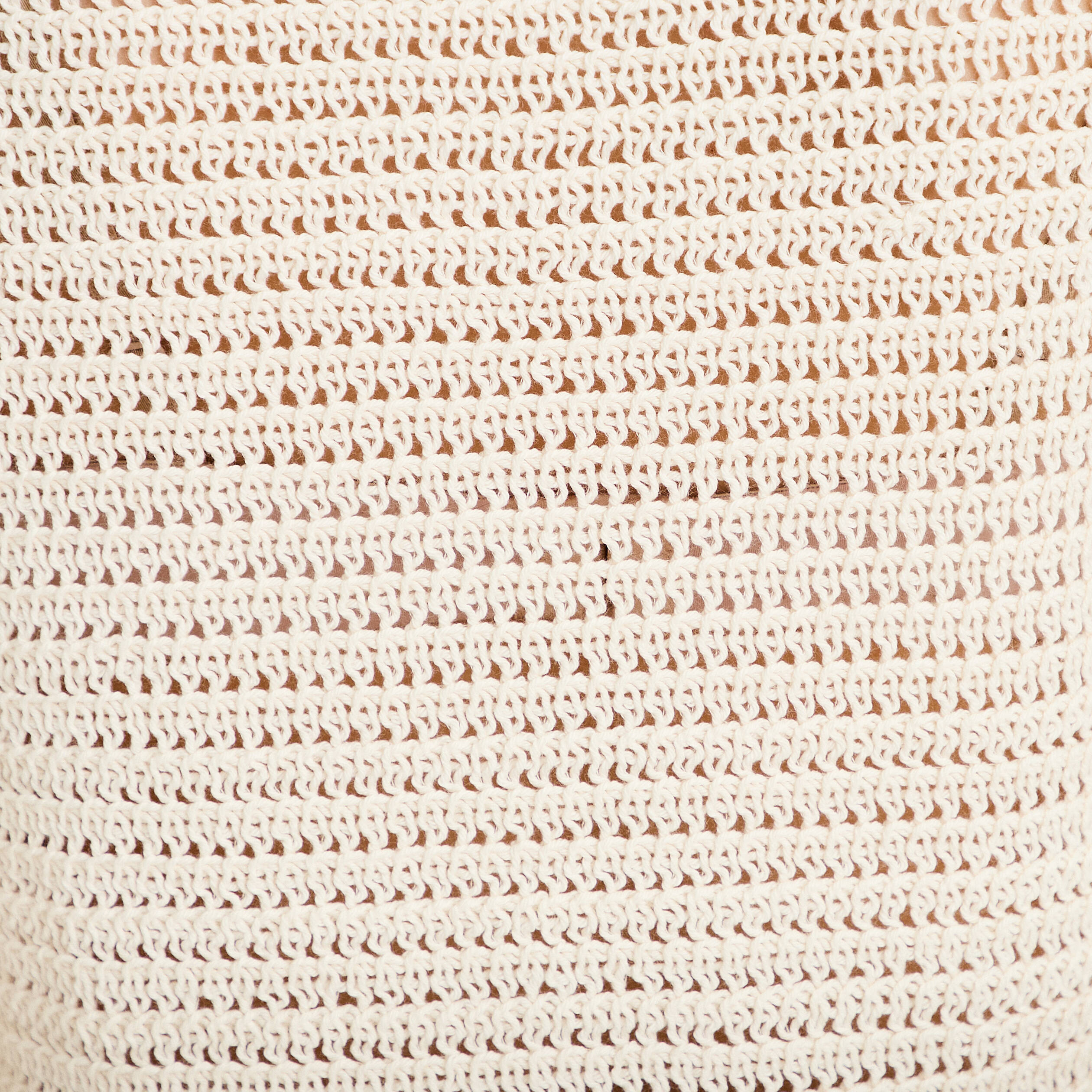Pull manches longues ecru femme