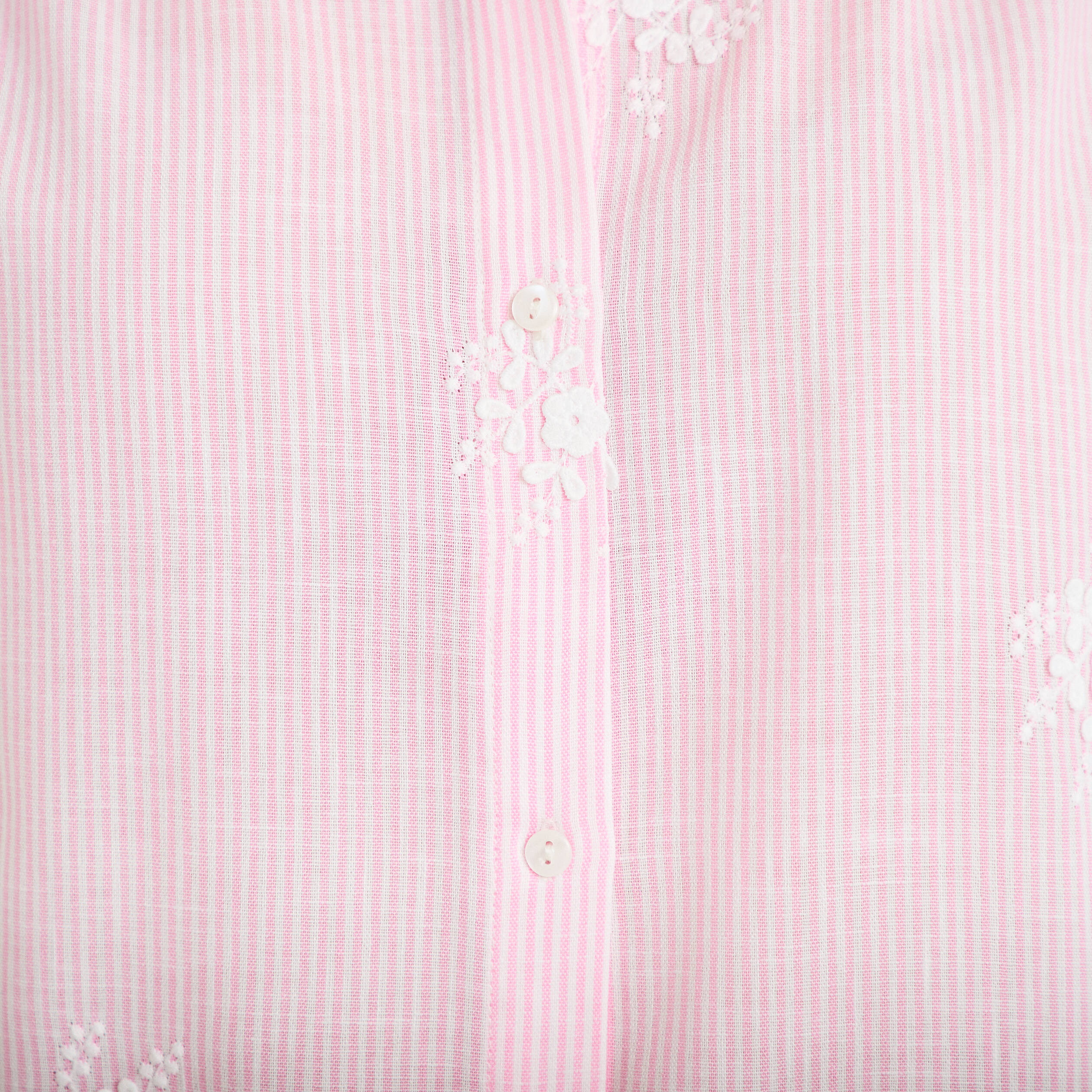 Chemise sans manches col classique rose femme