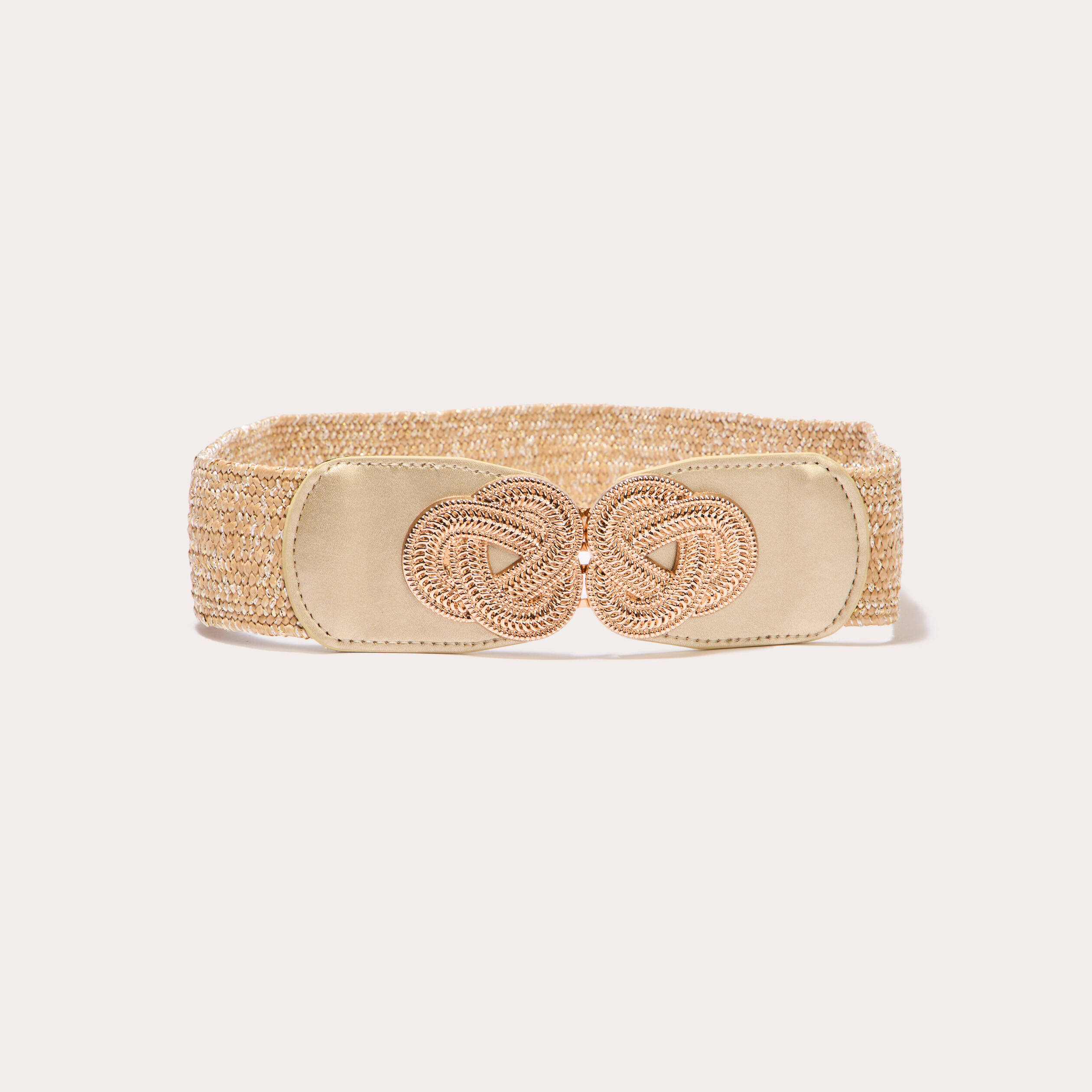 ceinture elastiquee couleur or femme Ceinture élastiquée couleur or femme