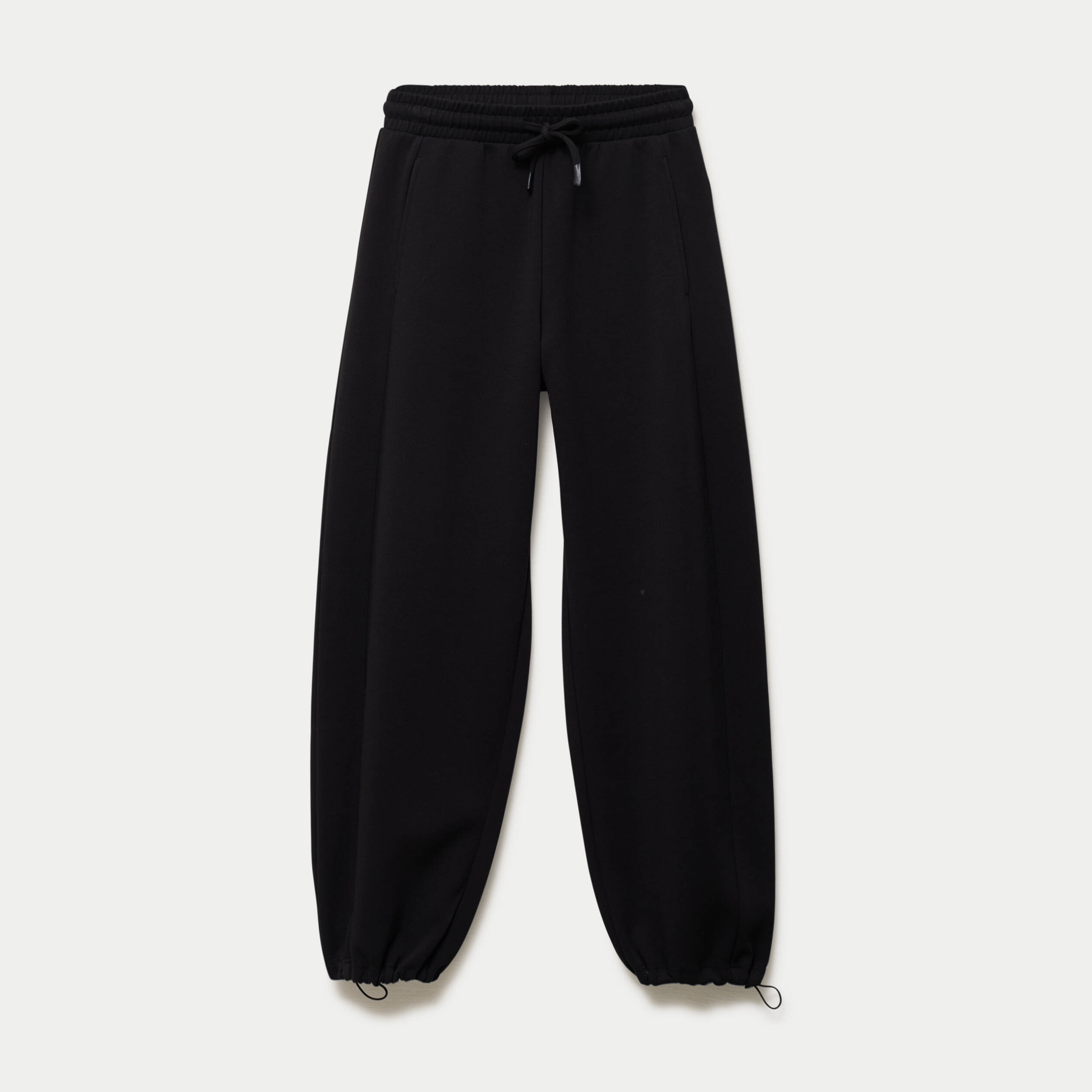 Jogging large taille standard noir femme