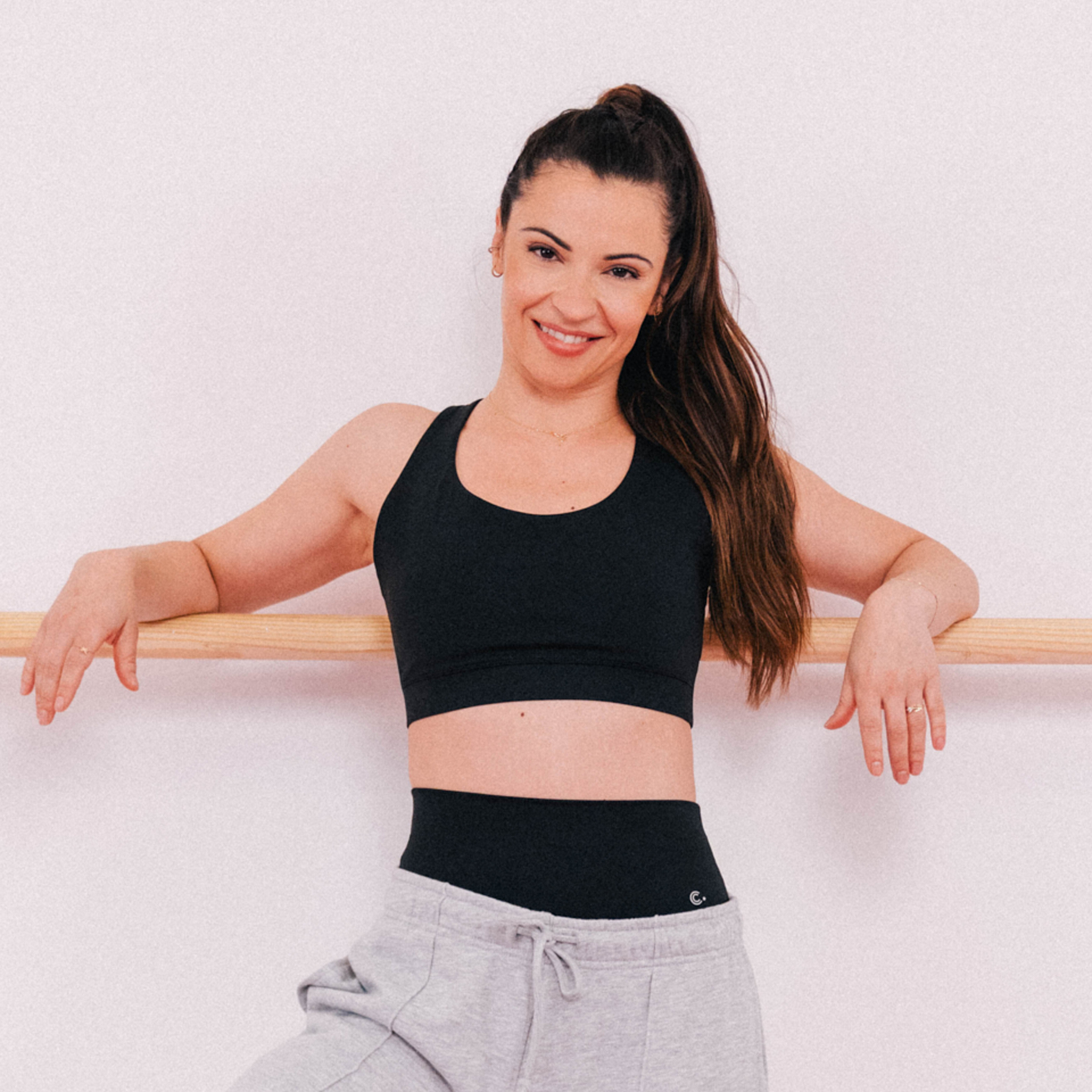 Brassi&egrave;re de sport activewear noir femme