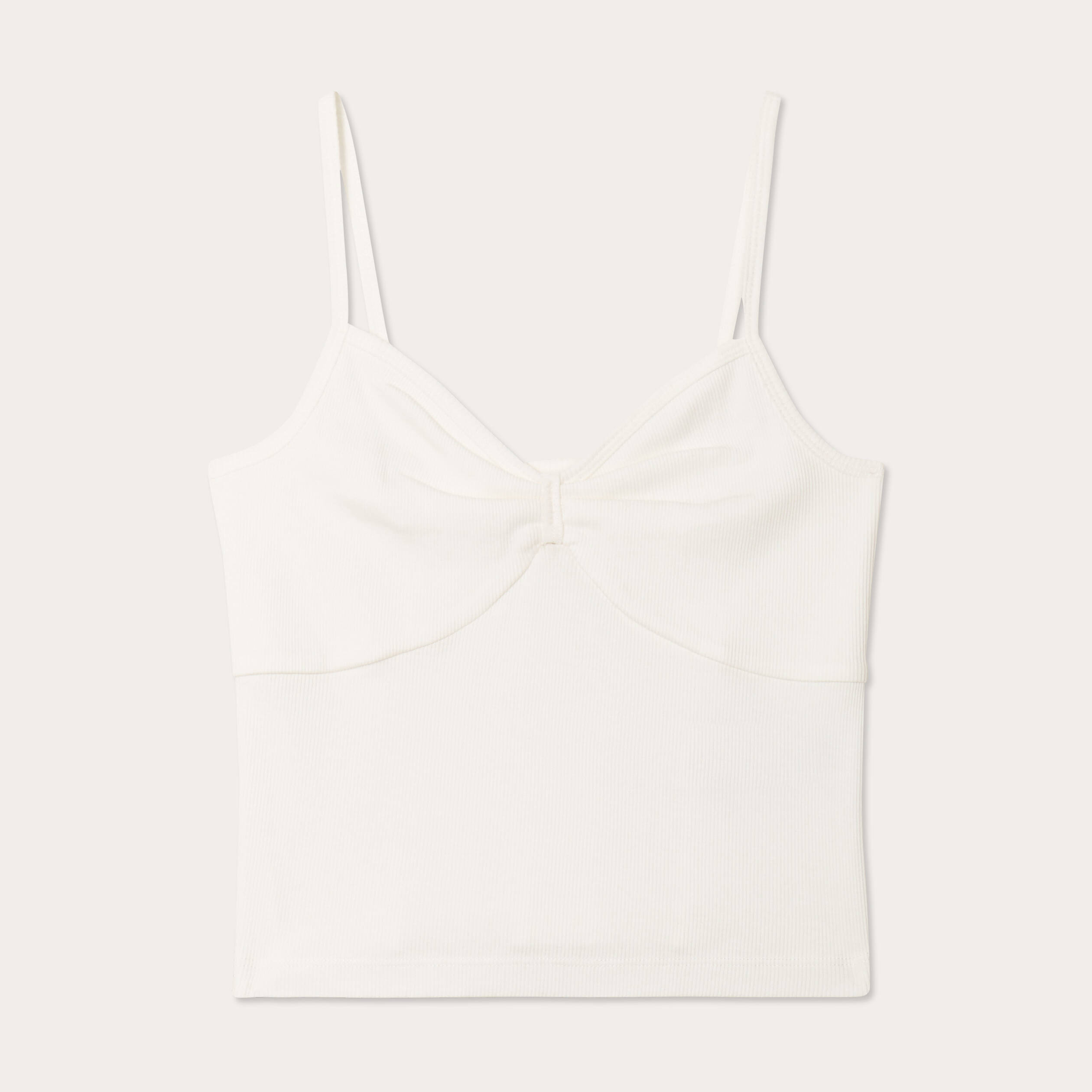 debardeur bretelles fines ecru femme Débardeur bretelles fines ecru femme