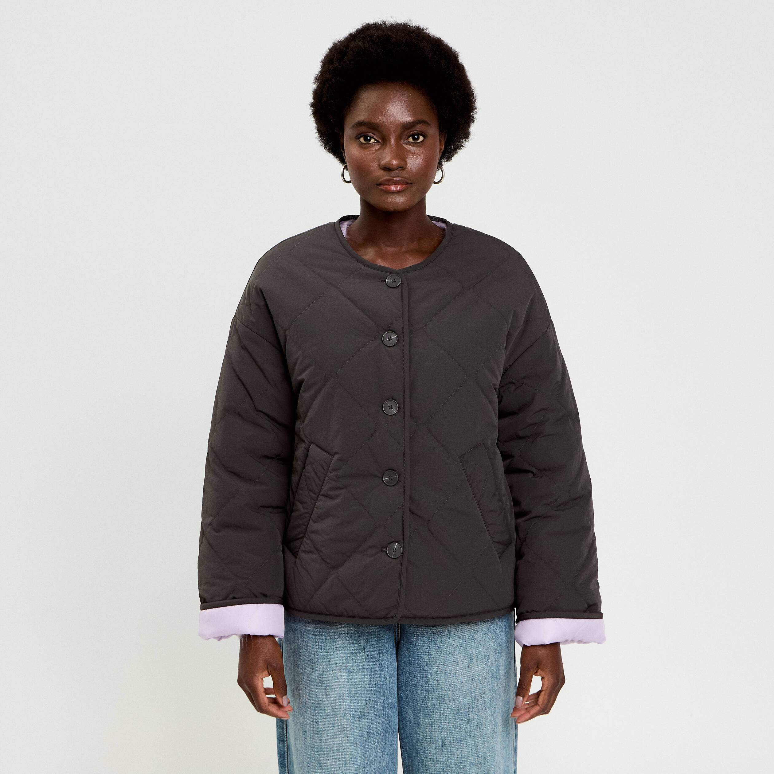 Veste matelassée bleu marine femme - France