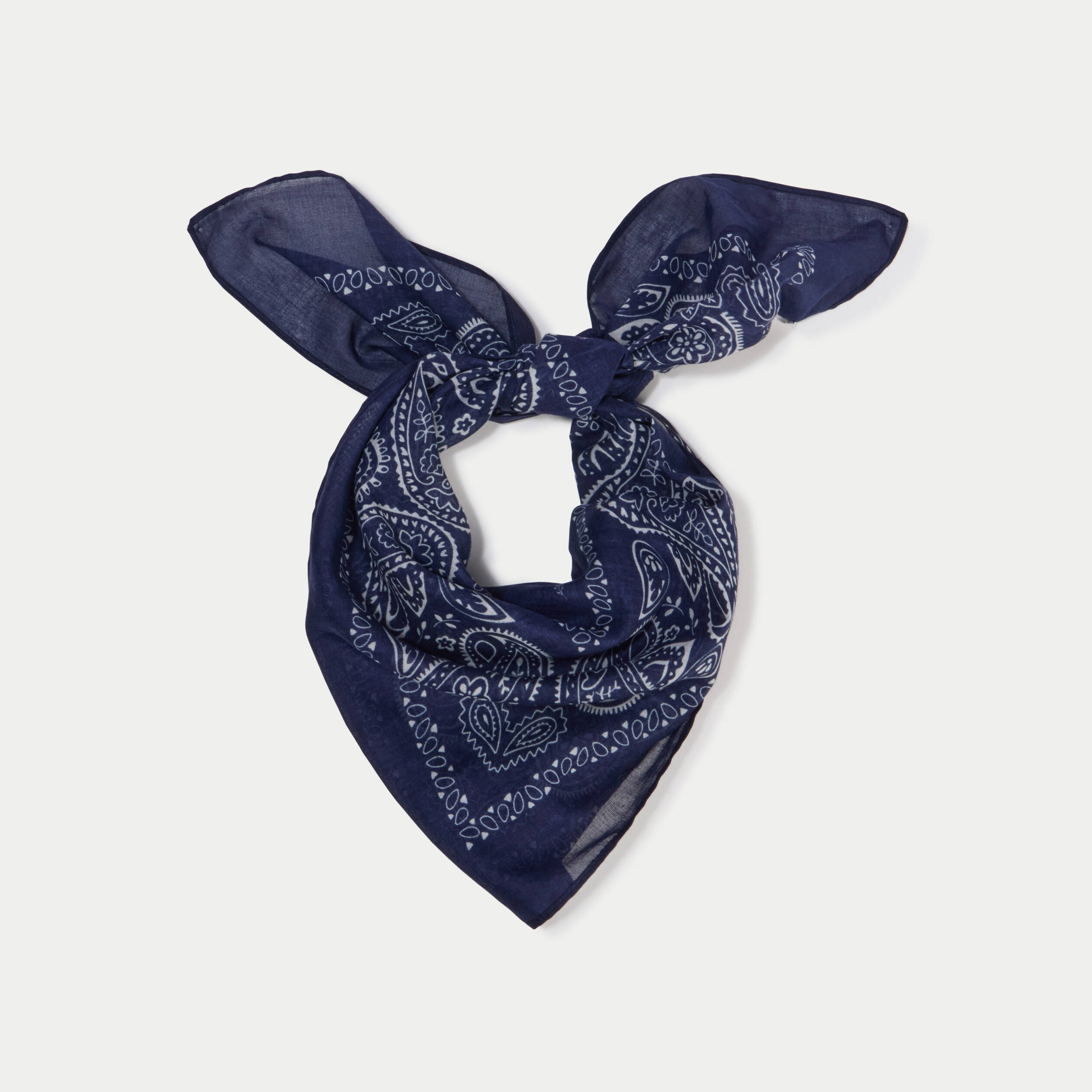 Foulard bleu marine femme