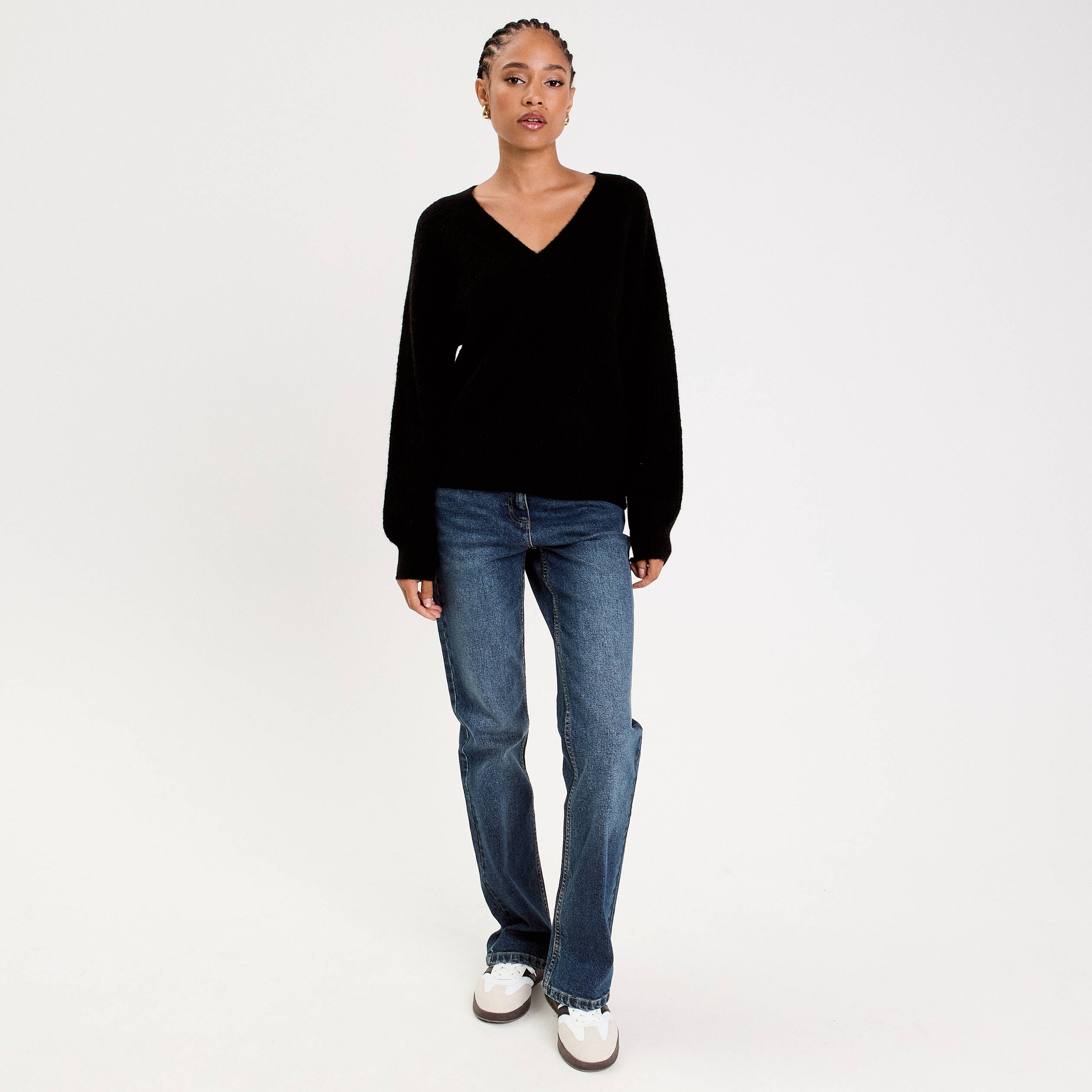 SOUTHBLUE Pull-over en Tricot Rayé à Manches Courtes pour Hommes Col Rond -W51128Z8-R9J - LC Waikiki