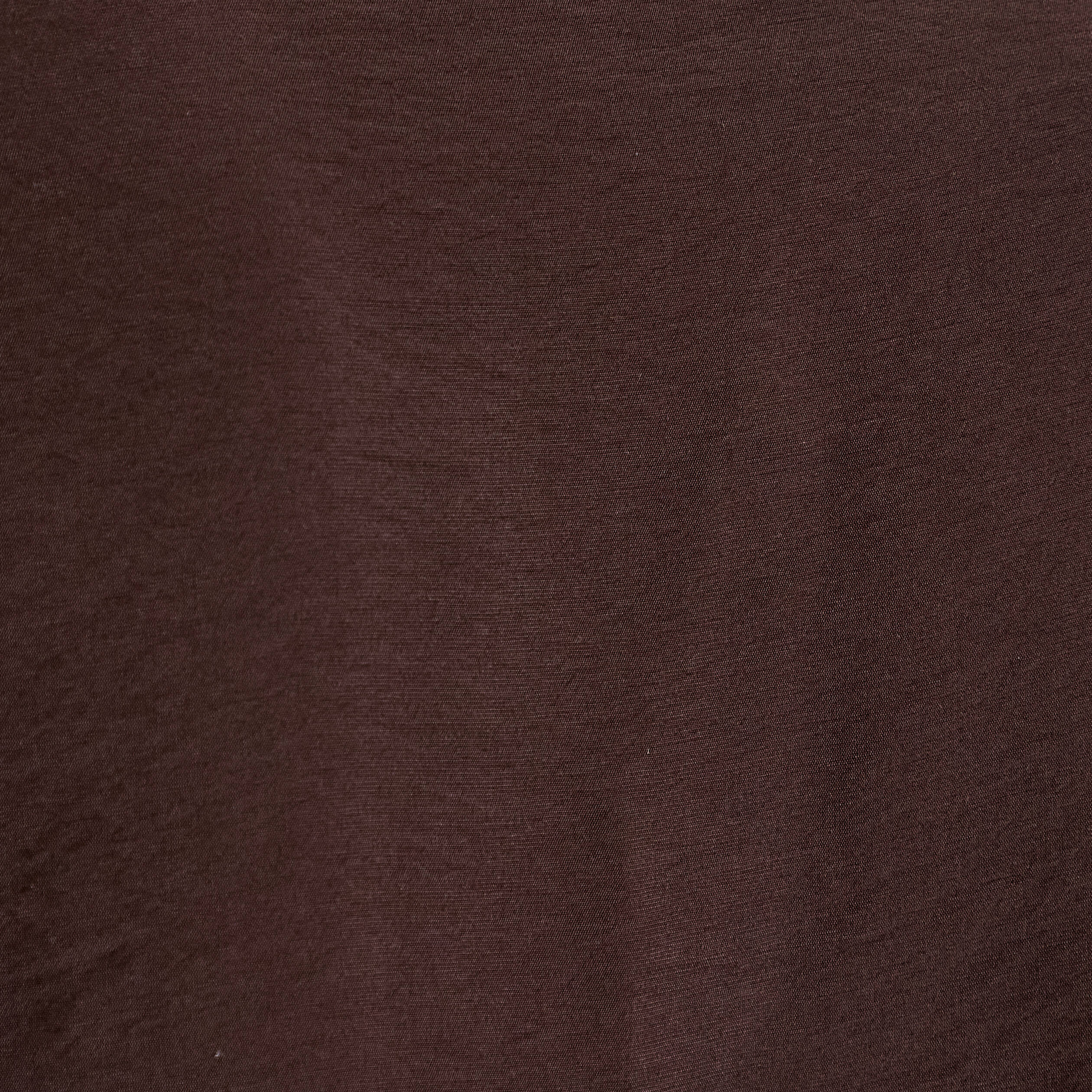 Chemise droite manches longues dentelle marron fonc&eacute; femme