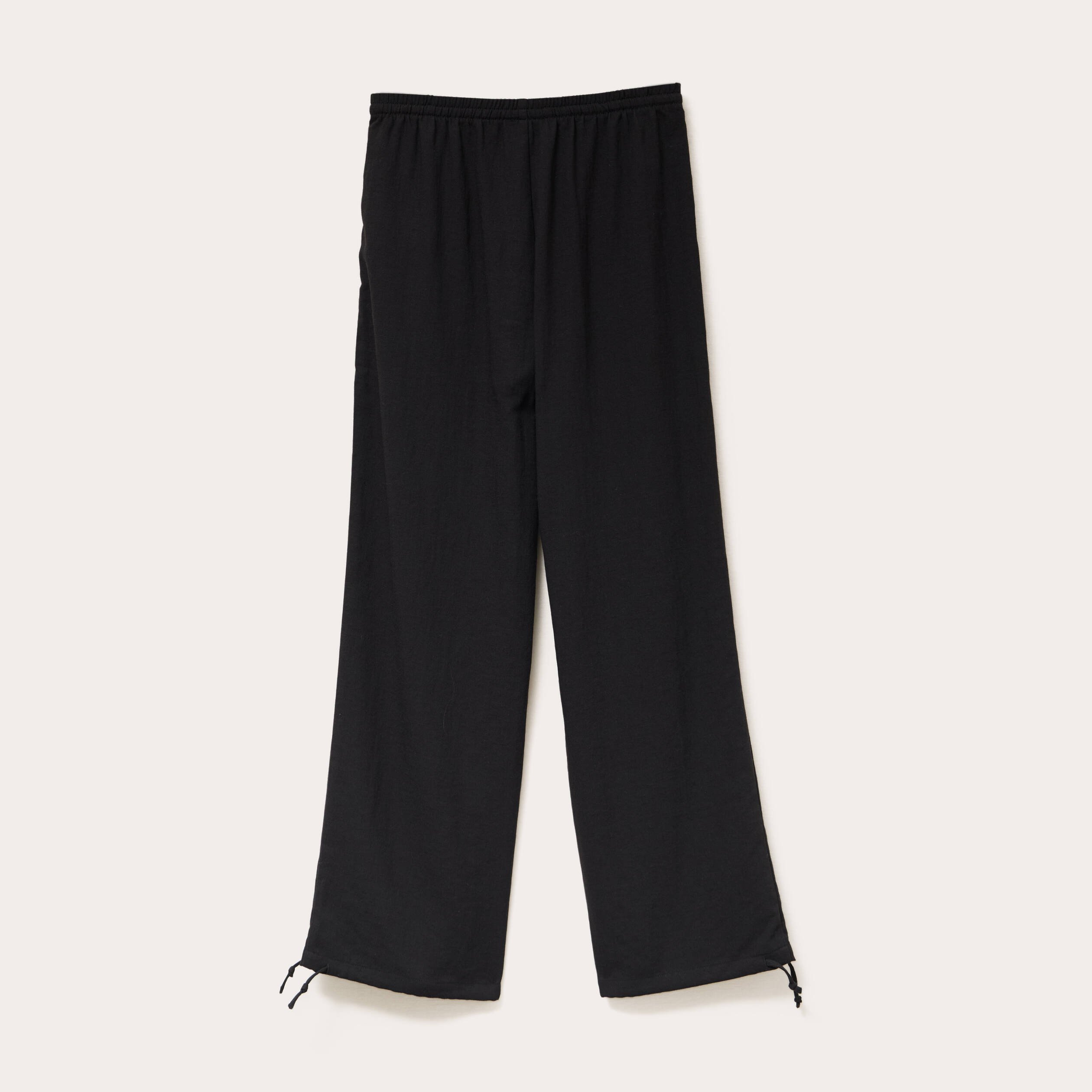 pantalon large fluide noir femme Pantalon large fluide noir femme