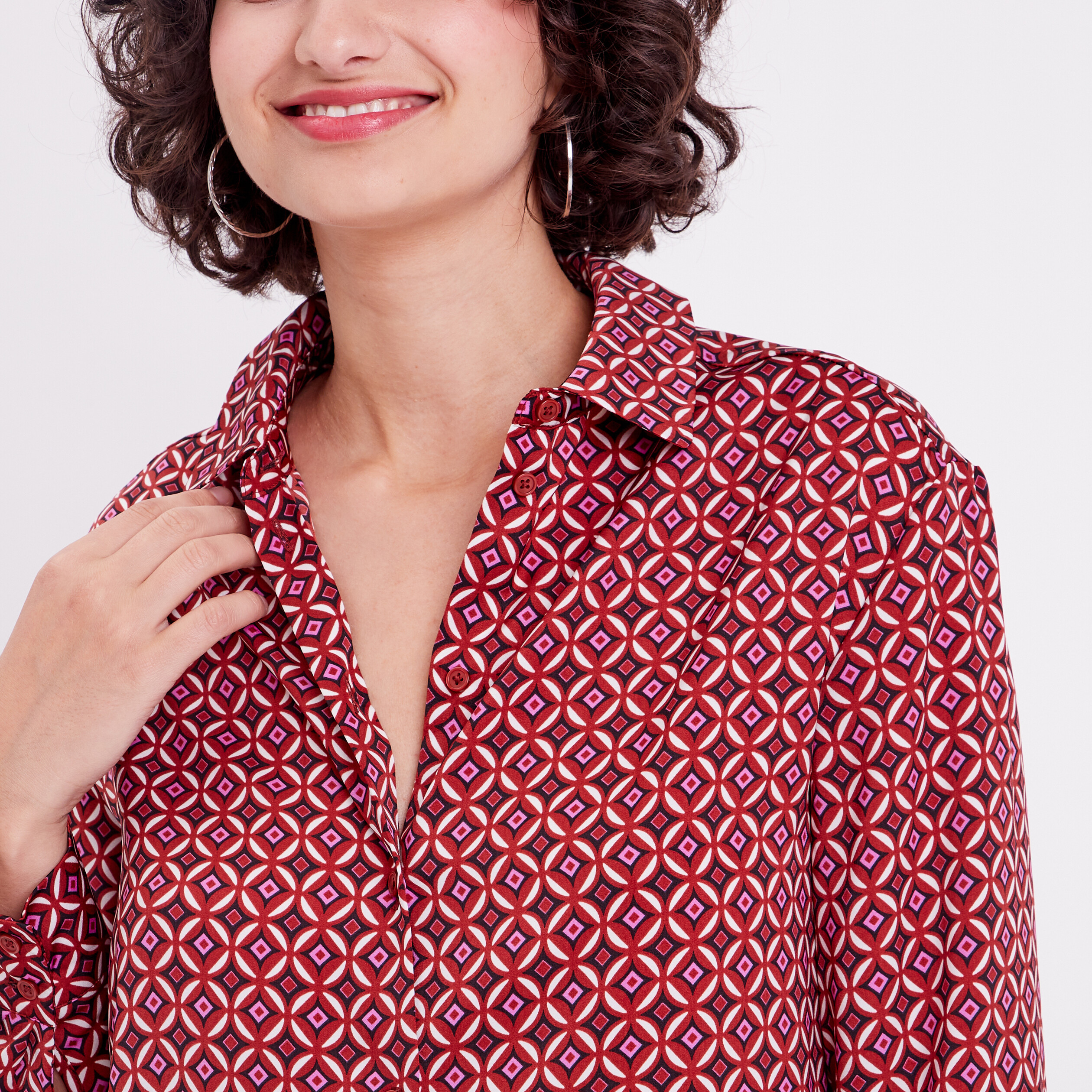 Chemisier Manches Longues Uniqlo Pour Femme - Taille M Noir - Occasion Très Bon état