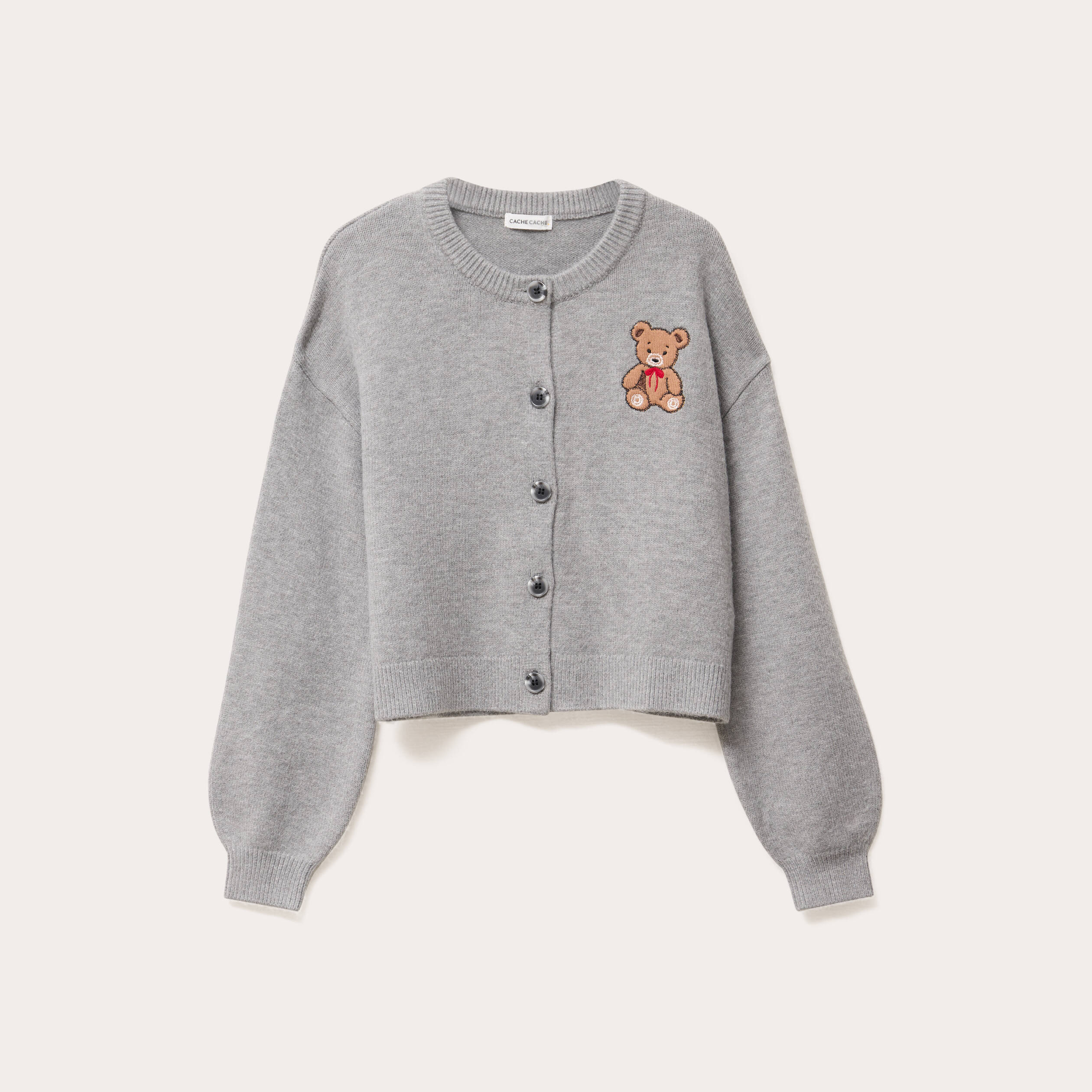 Gilet Manches Longues Cardigan Cache Cache Gilet Manches Longues