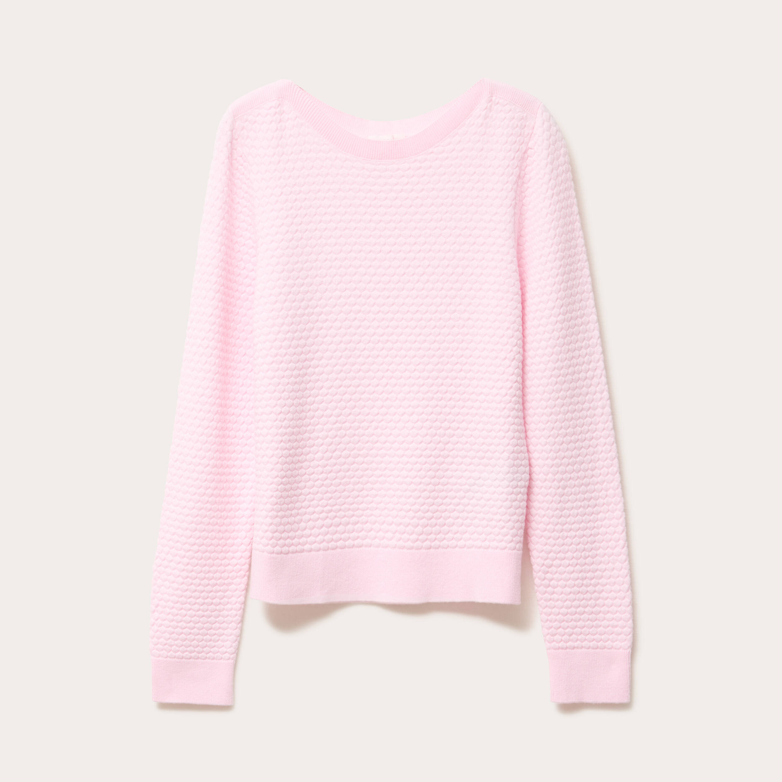 pull col bateau rose clair femme Pull col bateau rose clair femme