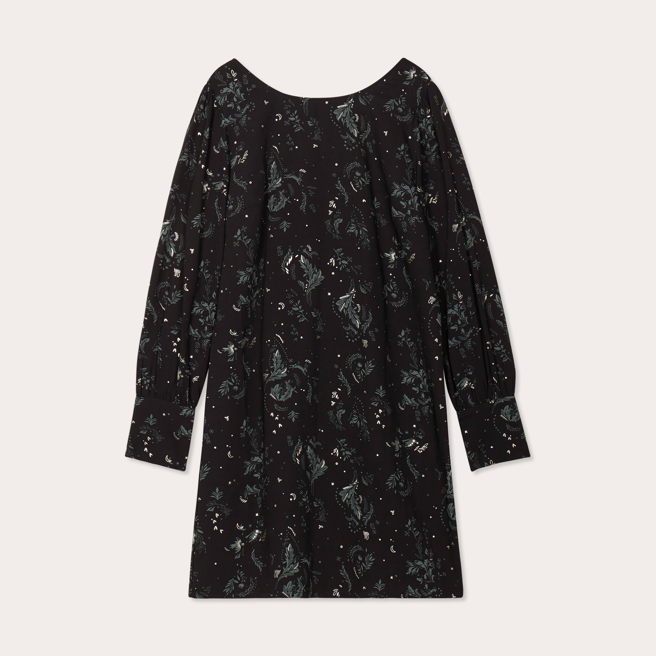 robe droite detail noeud dos noir femme Robe droite détail noeud dos noir femme