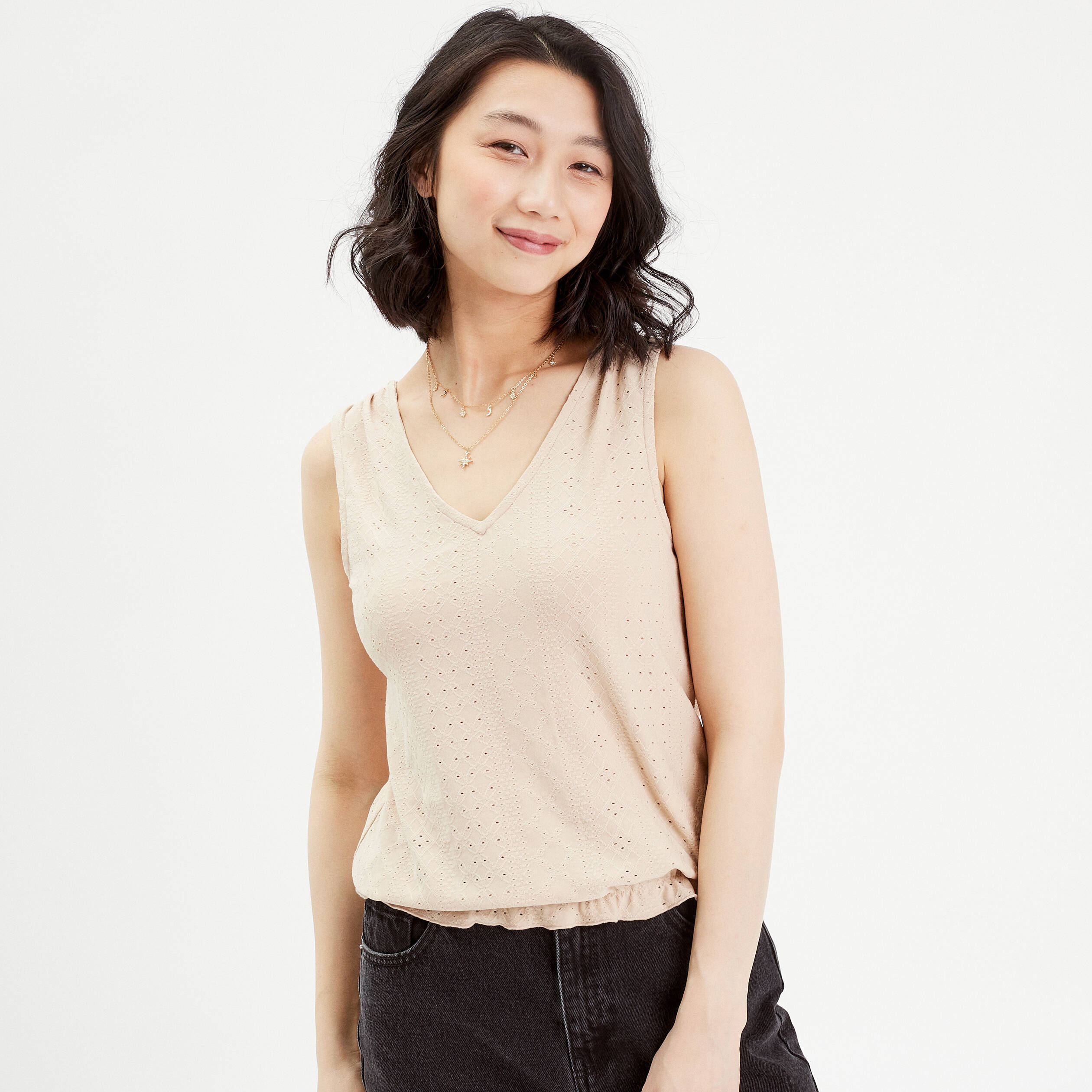 Debardeur broderie anglaise store