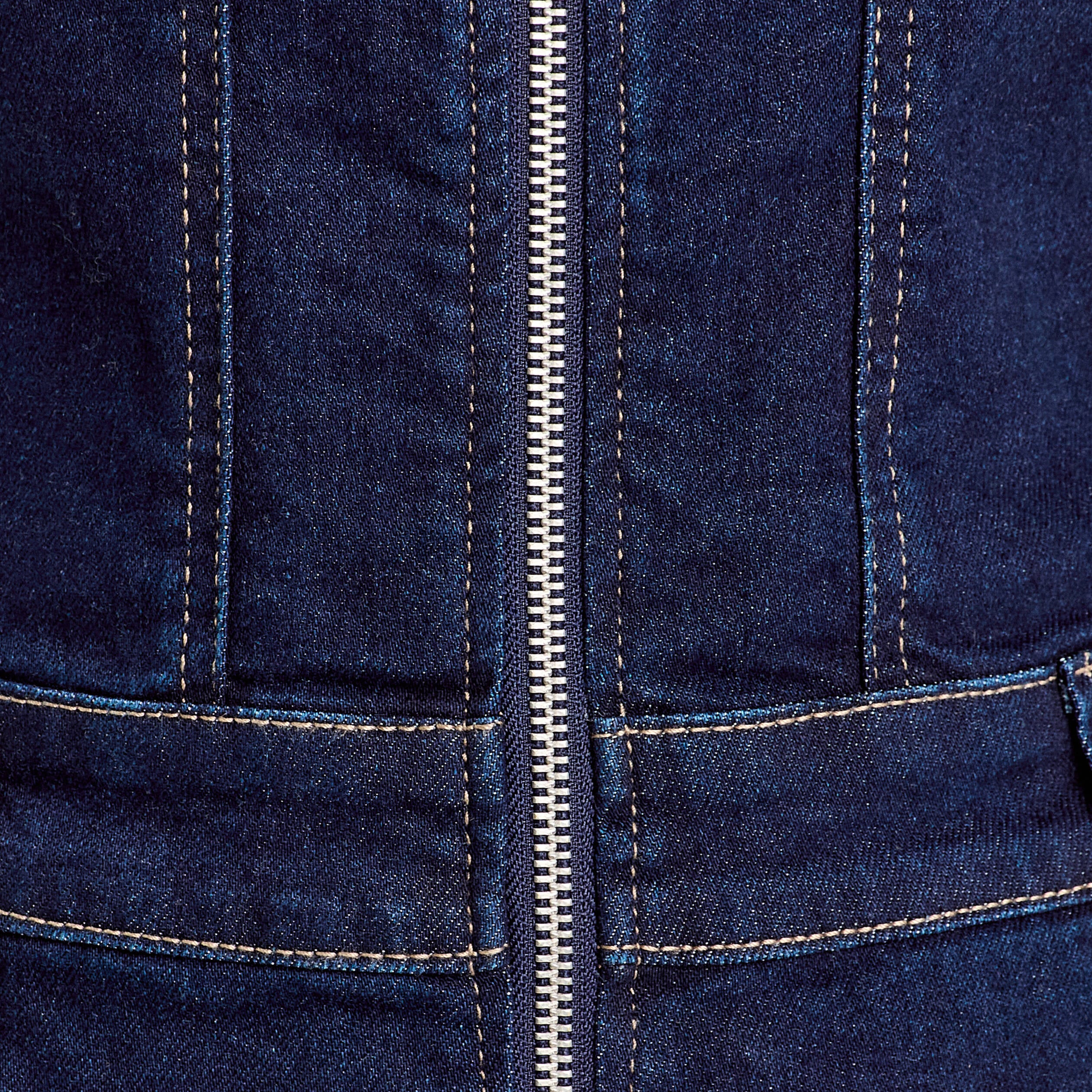 Combinaison pantalon en jean denim brut femme