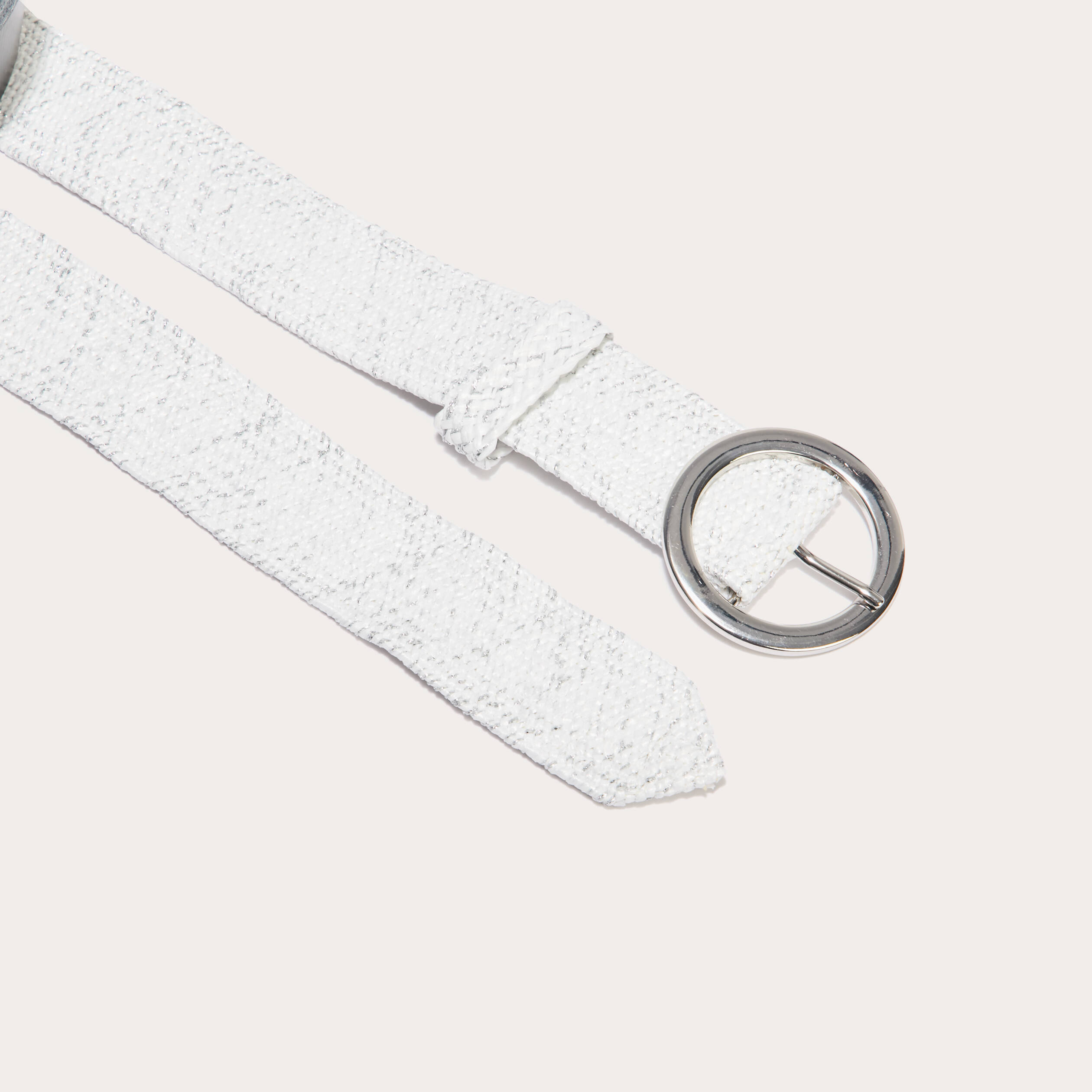 ceinture elastiquee ecru femme Ceinture élastiquée ecru femme