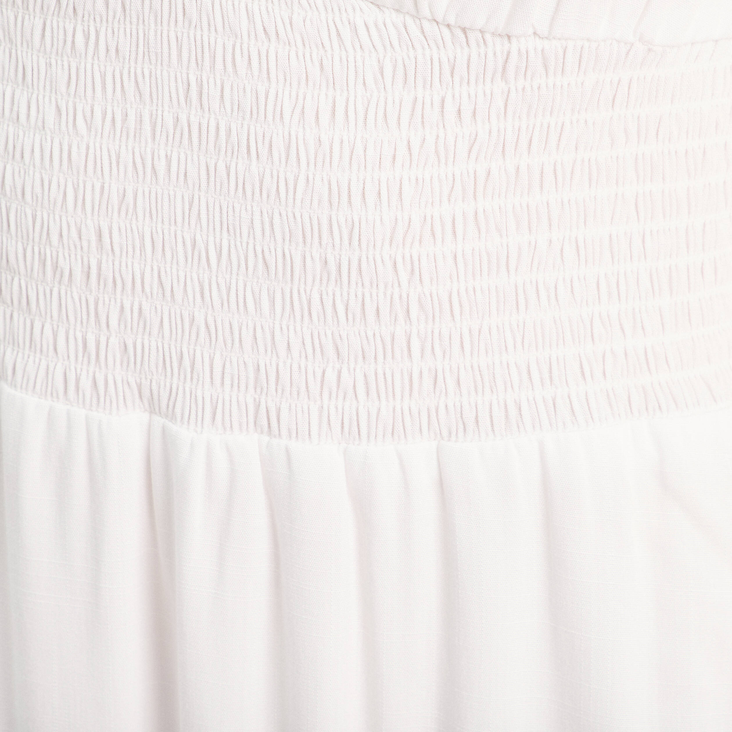 robe longue evasee blanc femme Robe longue évasée blanc femme