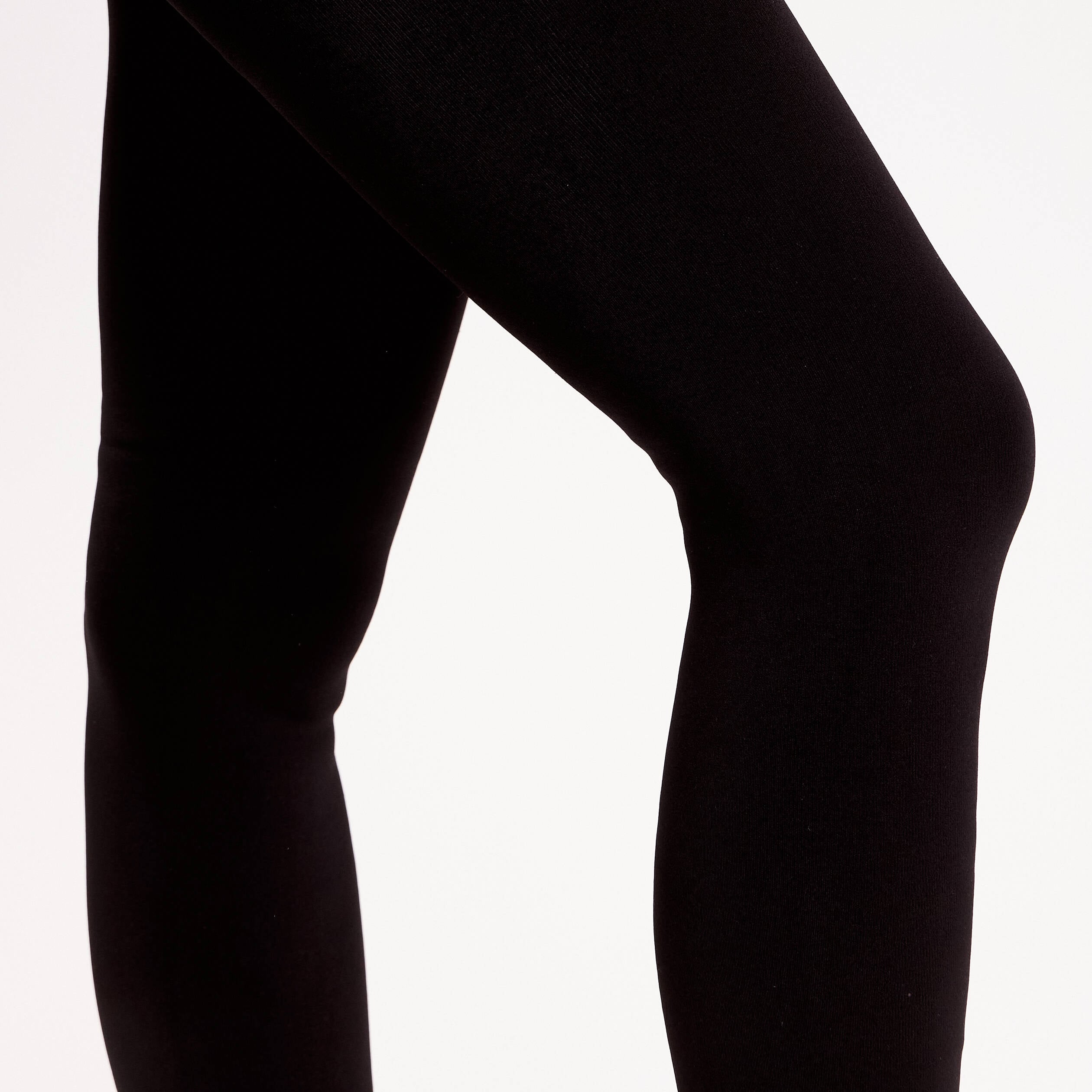 Legging chaud taille haute noir femme