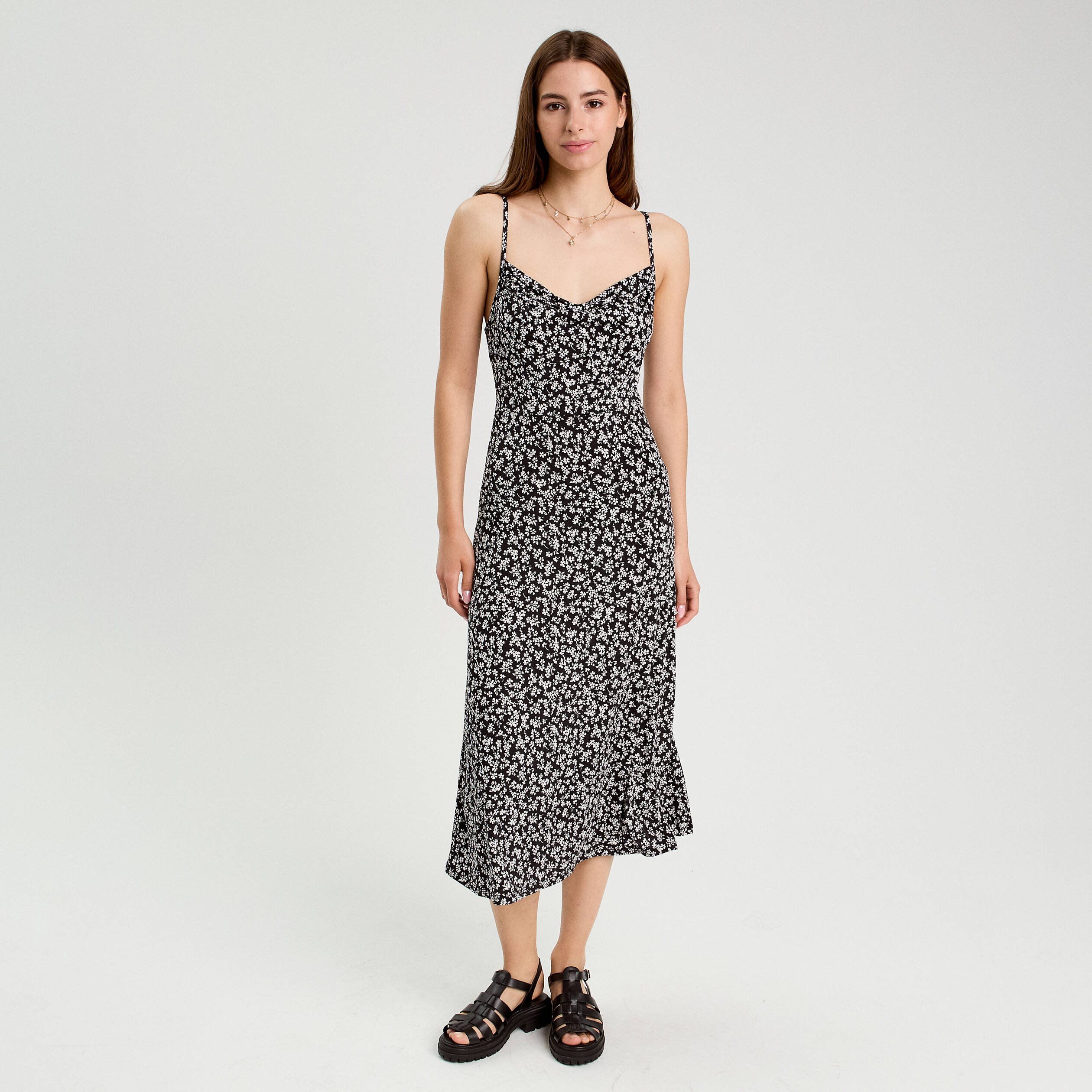 robe longue ajustee noir femme Robe longue ajustée noir femme