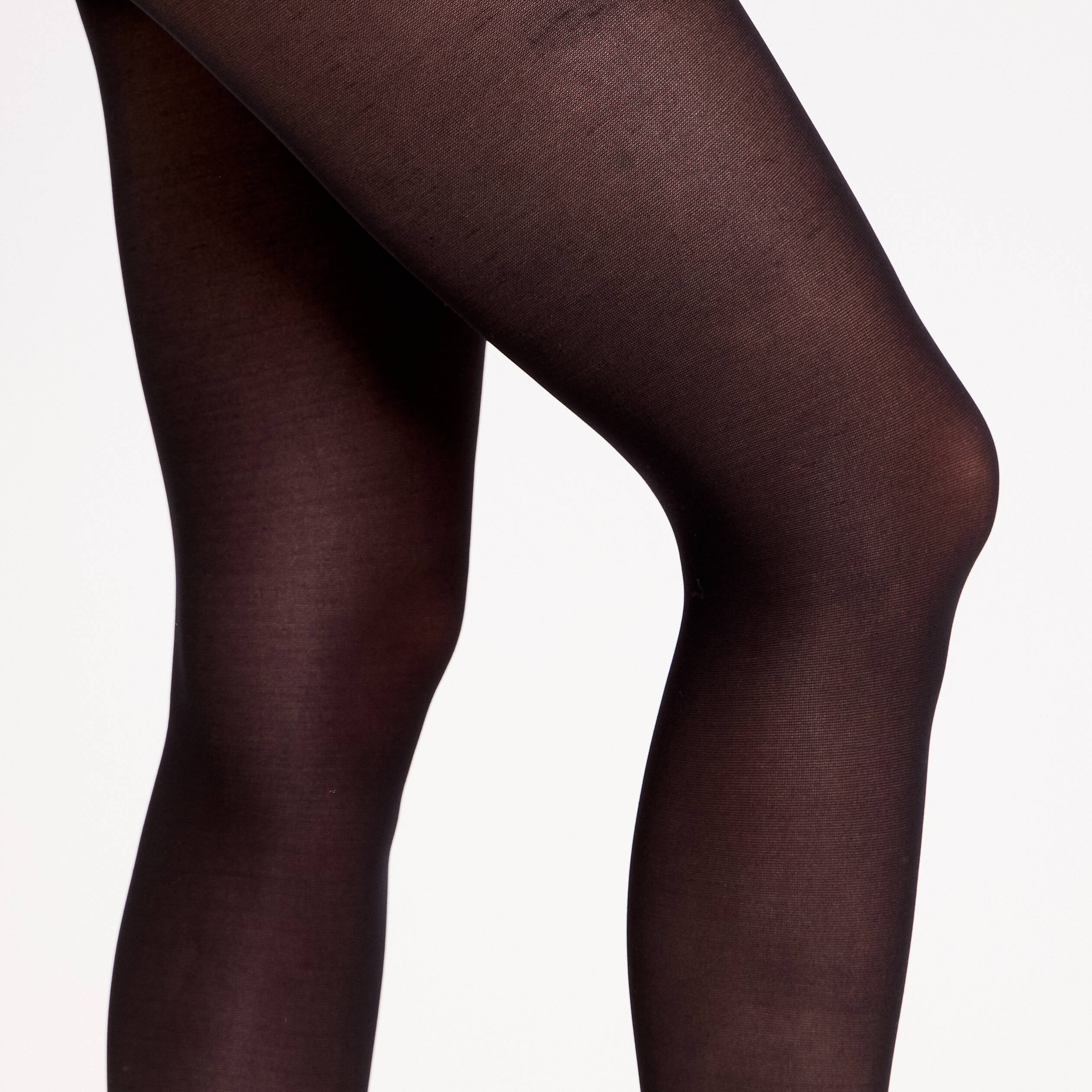 Collants opaques unis 60D noir femme