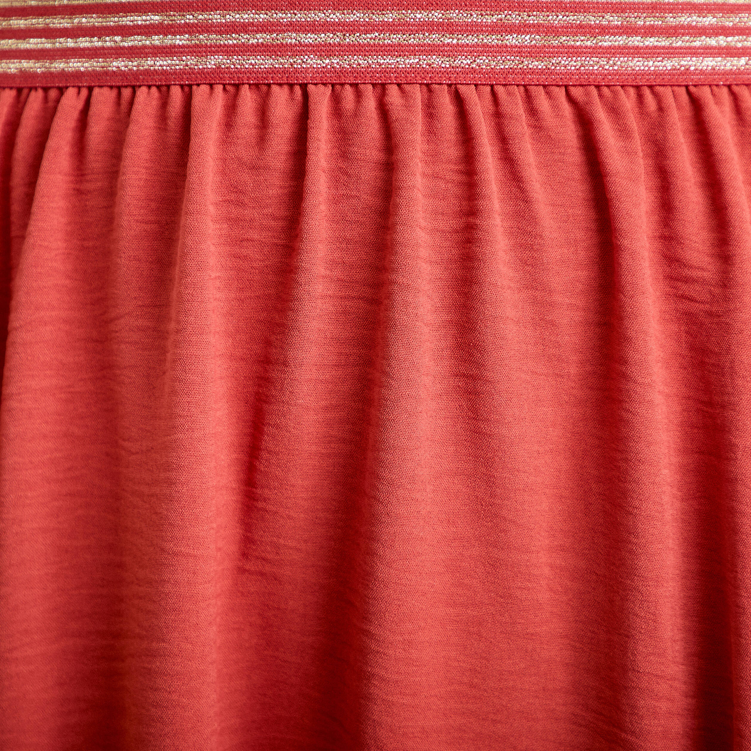 Robe longue effet 2-en-1 vieux rose femme