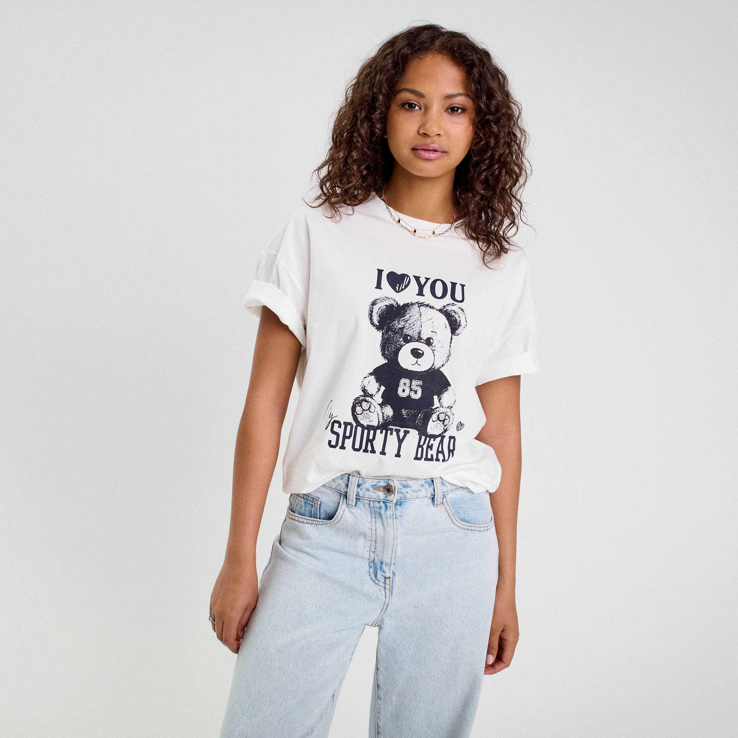 t shirt manches courtes blanc femme T-shirt manches courtes blanc femme