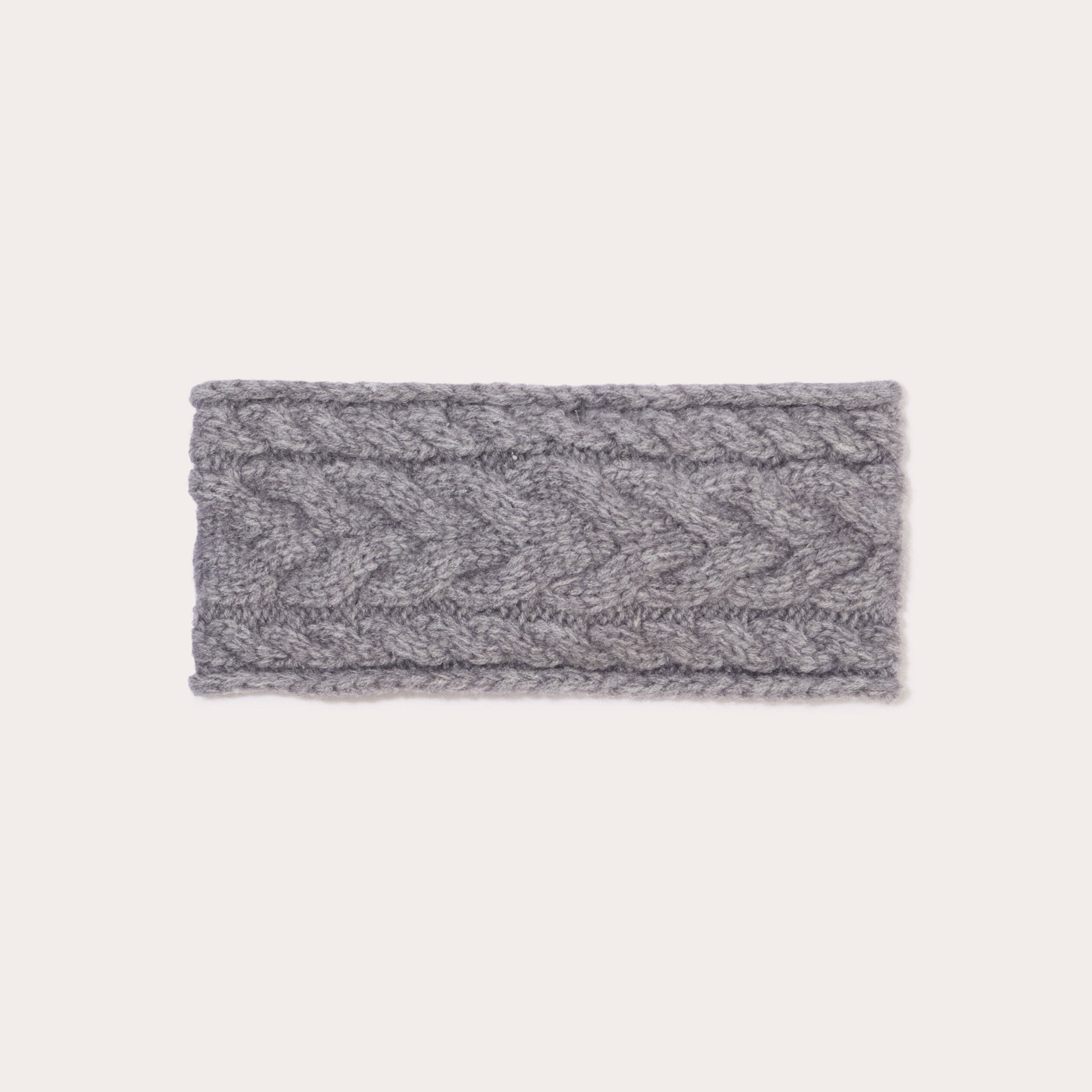 Bandeau torsad&eacute; gris fonc&eacute; femme