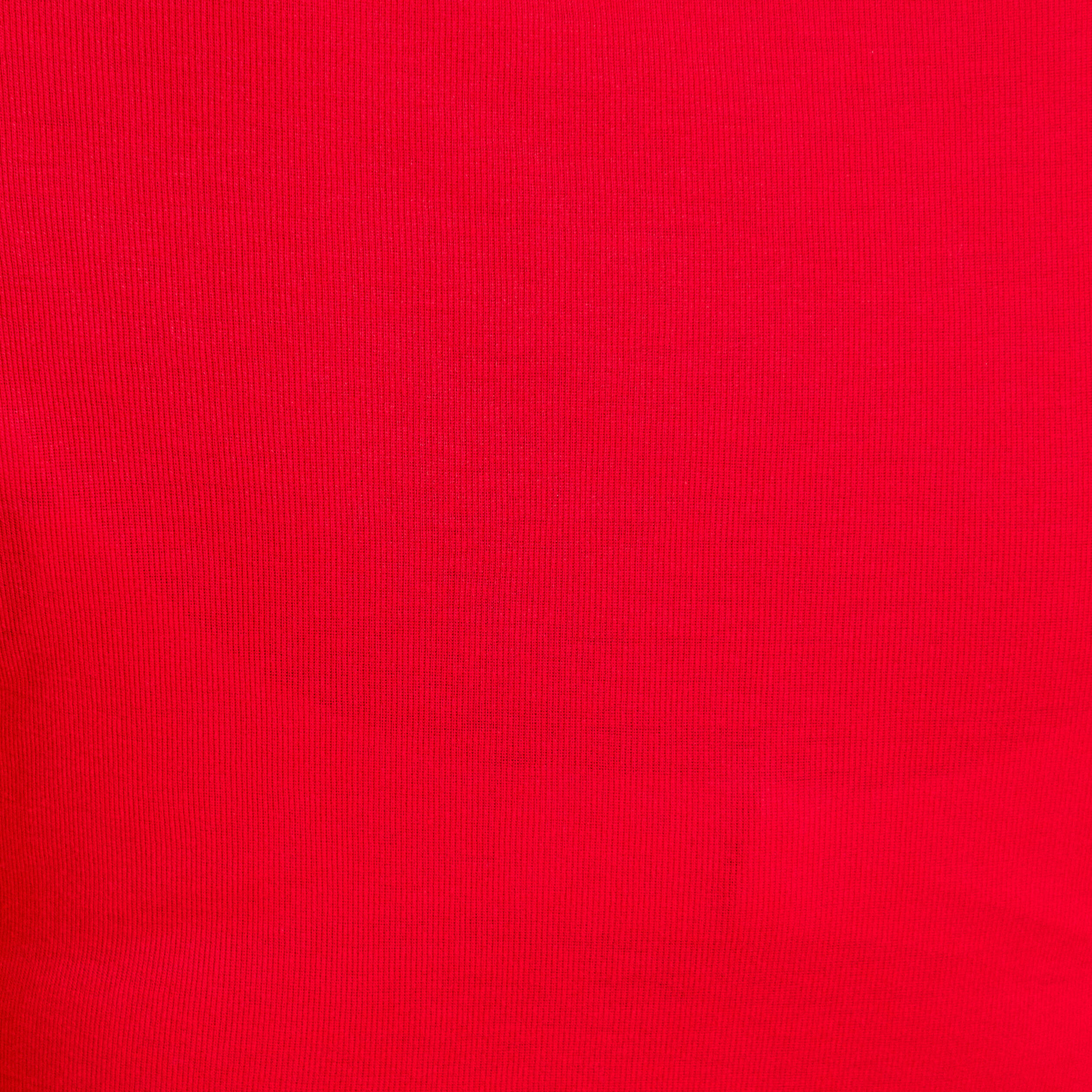 T-shirt col b&eacute;nitier manches longues rouge femme