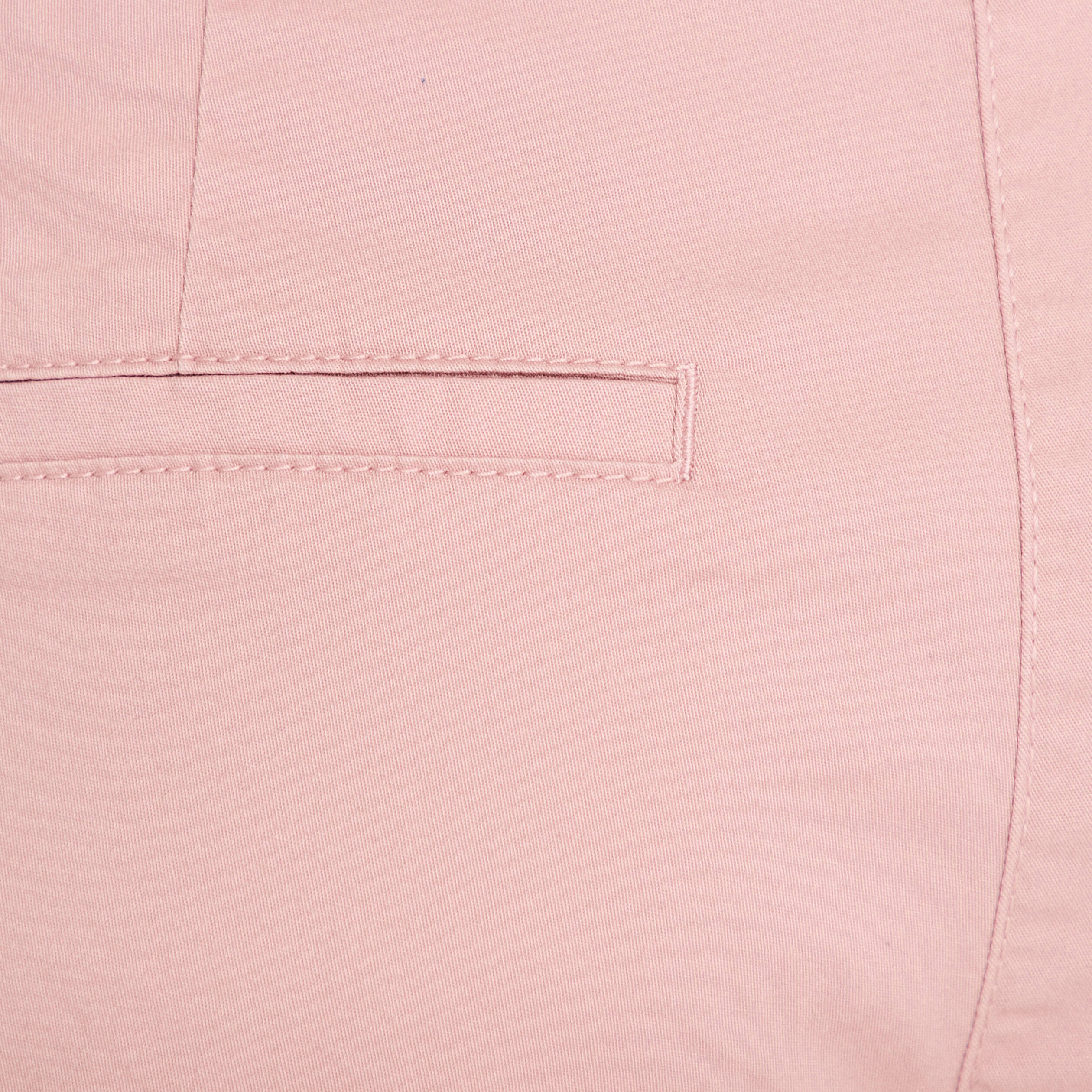 Pantalon chino 7/8&egrave;me rose pastel femme