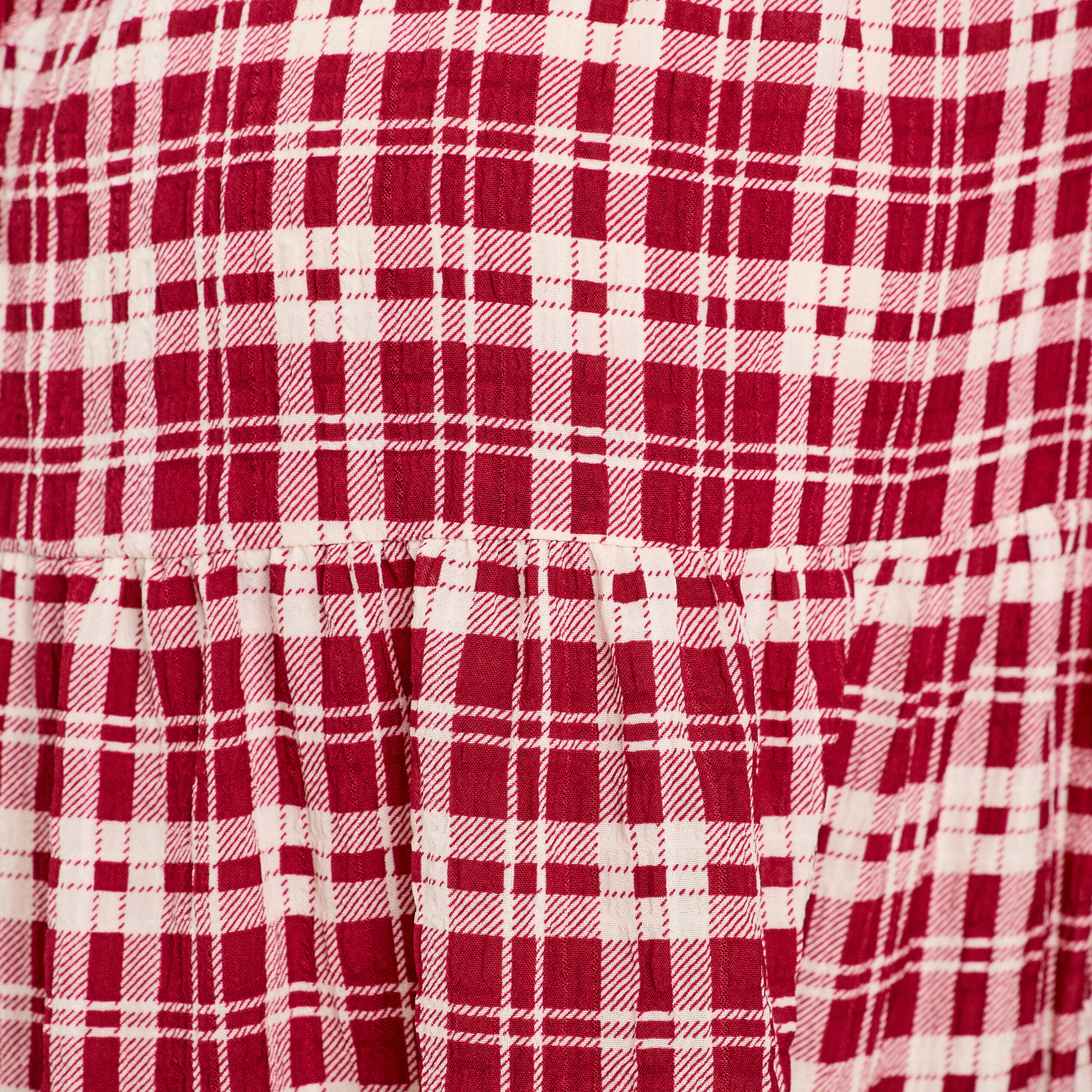 blouse manches 34 bordeaux femme Blouse manches 3/4 bordeaux femme