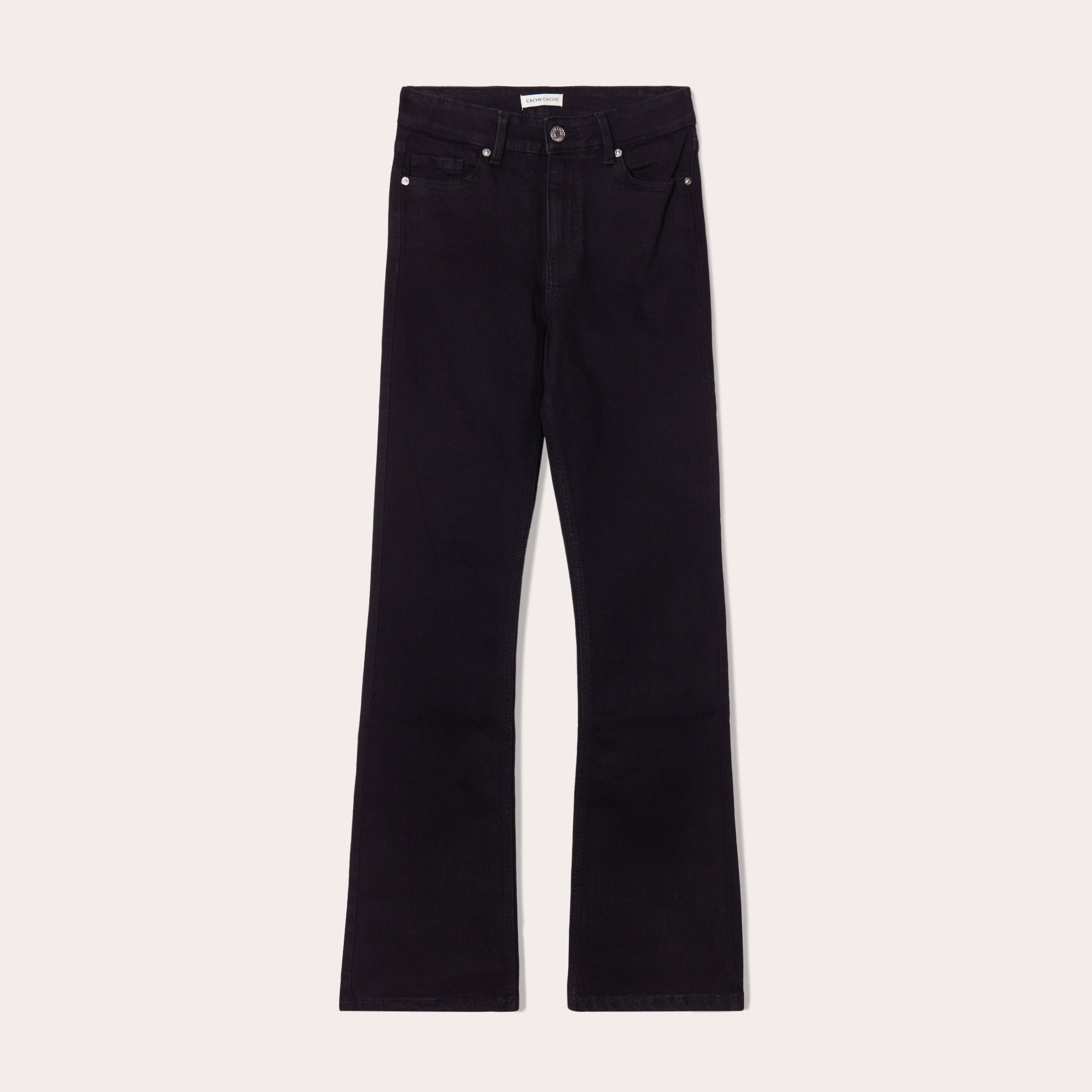 jeans flare denim noir femme Jeans flare denim noir femme