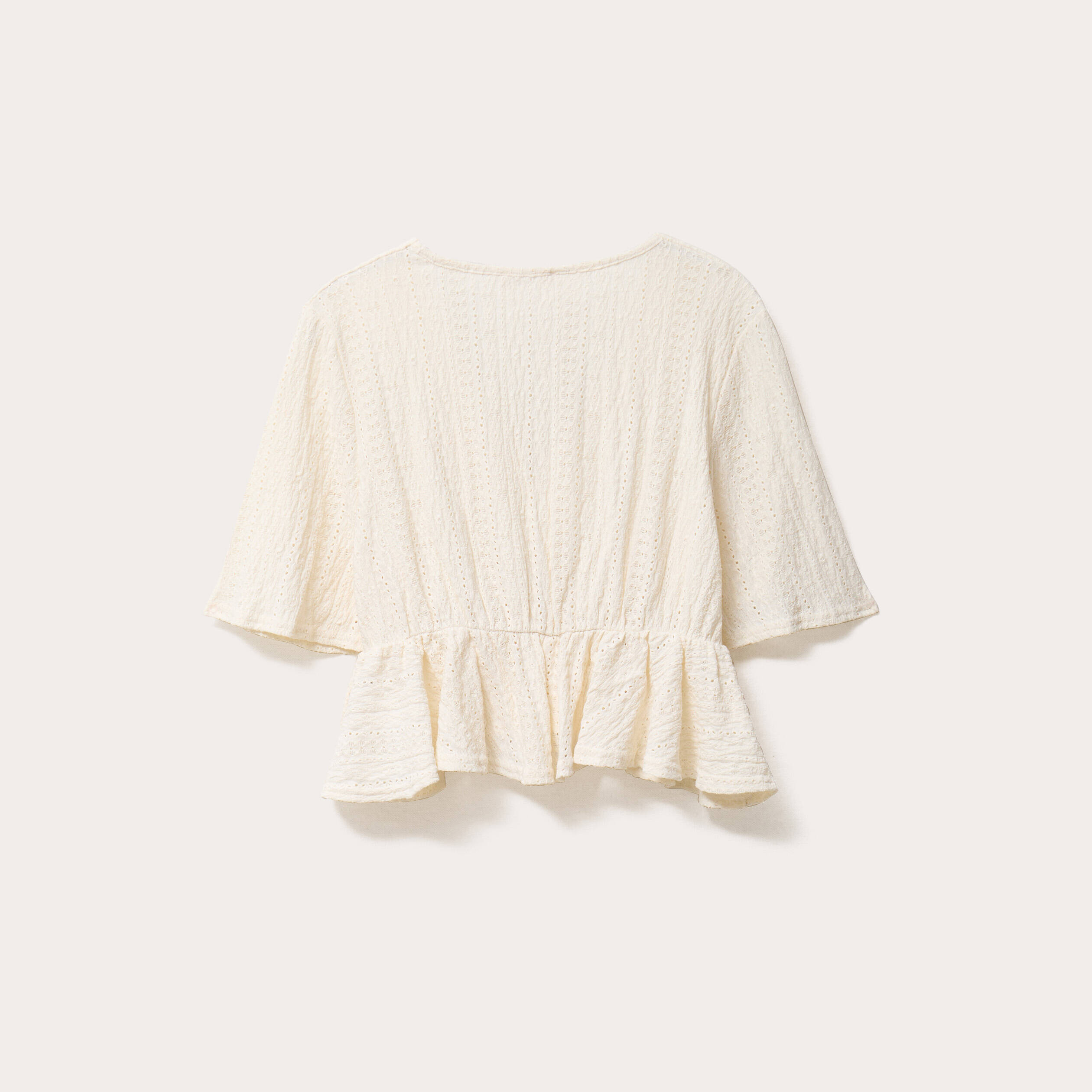 blouse manches courtes ecru femme Blouse manches courtes ecru femme