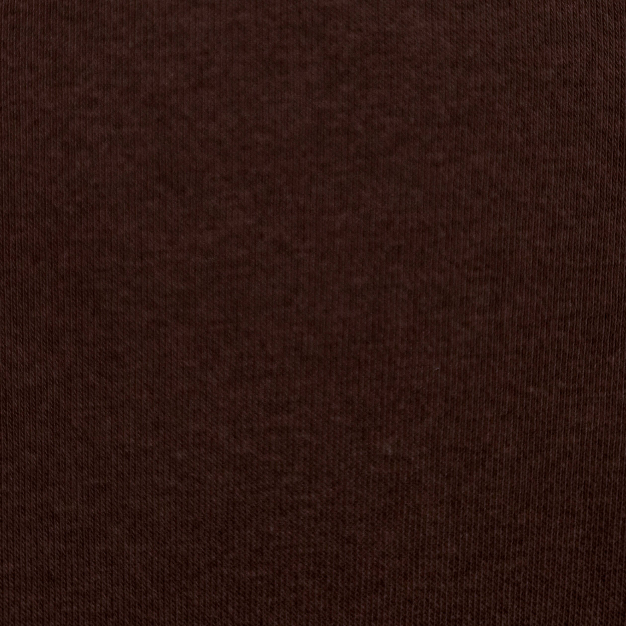 Sweat bi-mati&egrave;re manches longues marron fonc&eacute; femme