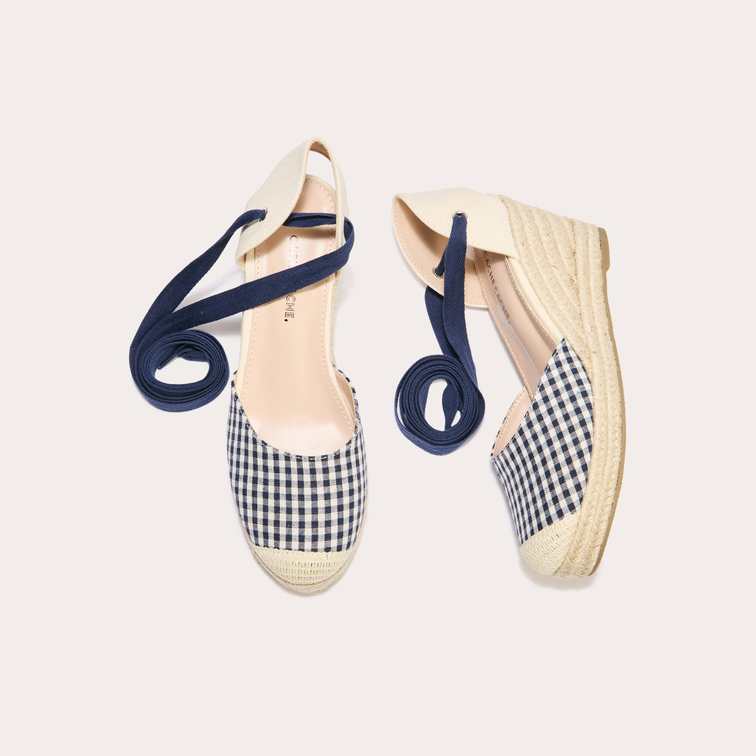 espadrilles compensees bleu electrique femme Espadrilles compensées bleu electrique femme