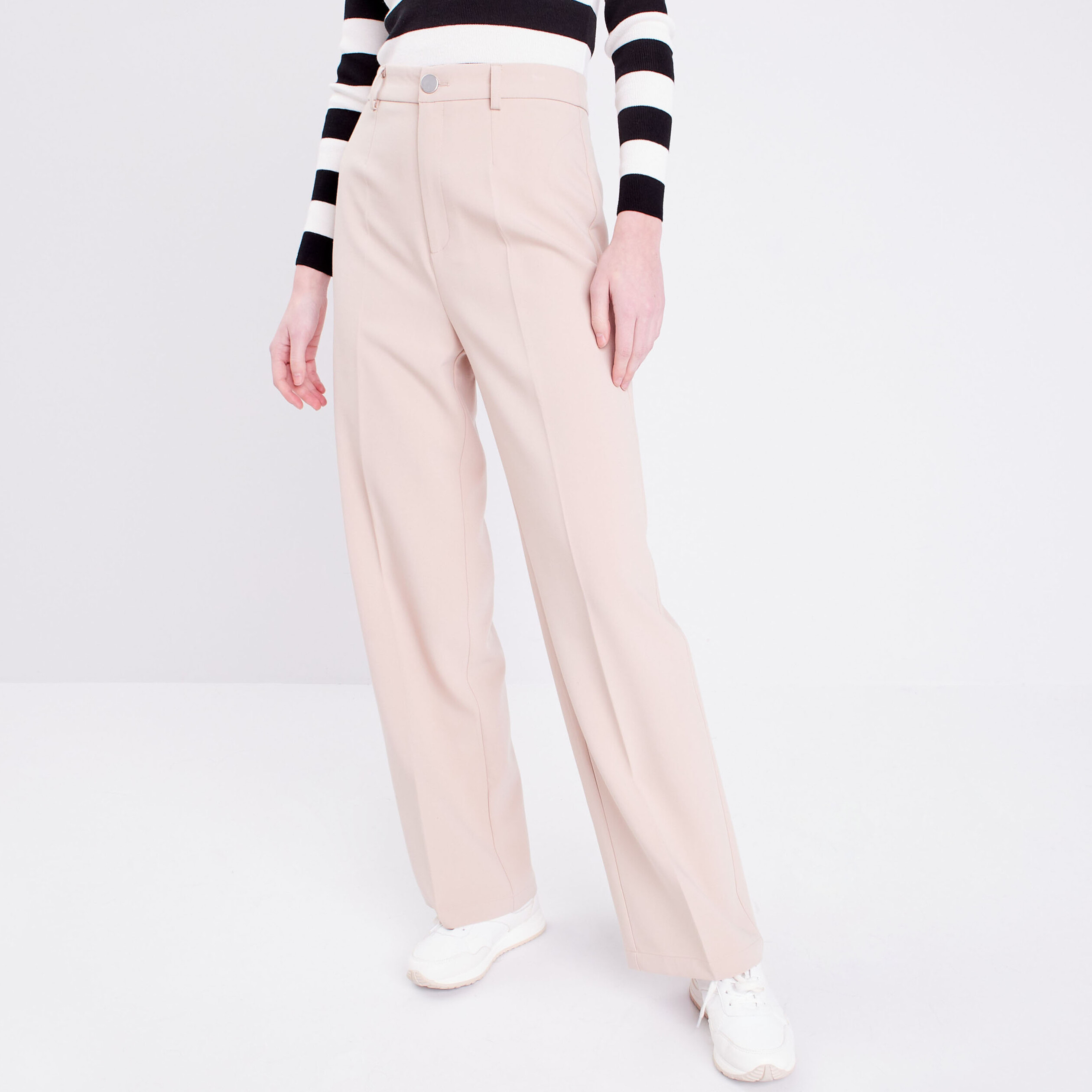 pantalon city large sable femme Pantalon city large sable femme