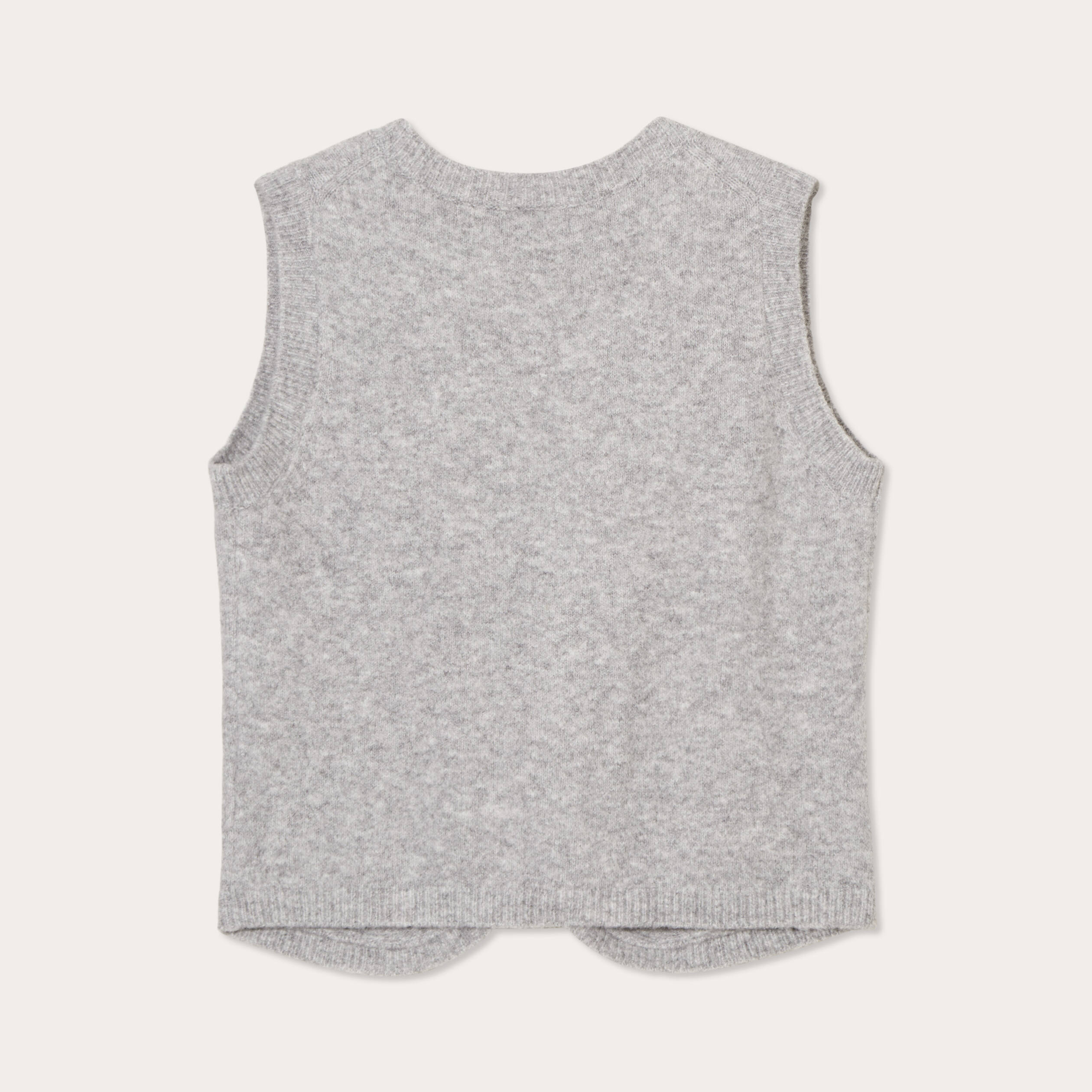 gilet sans manches ajuste gris clair femme Gilet sans manches ajusté gris clair femme