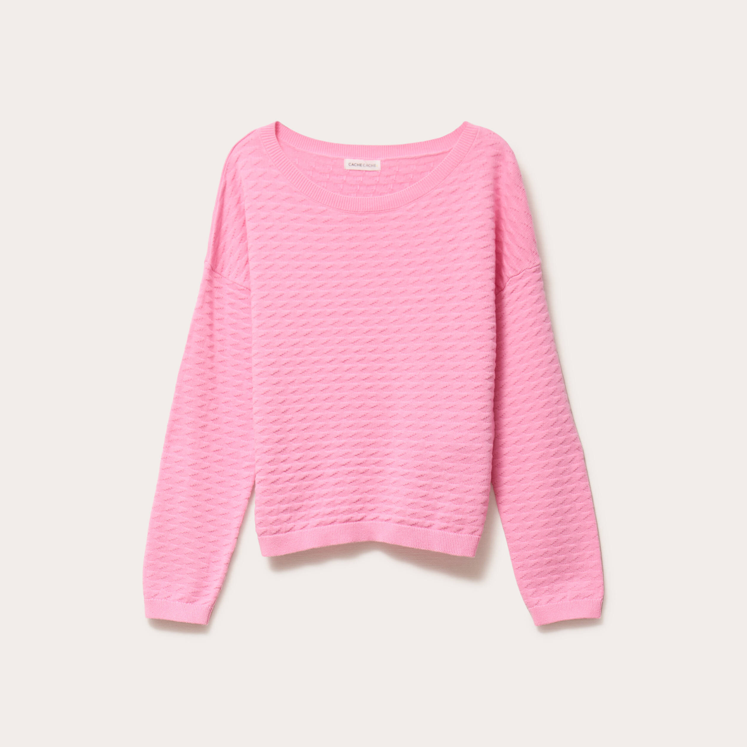 pull col bateau rose femme Pull col bateau rose femme