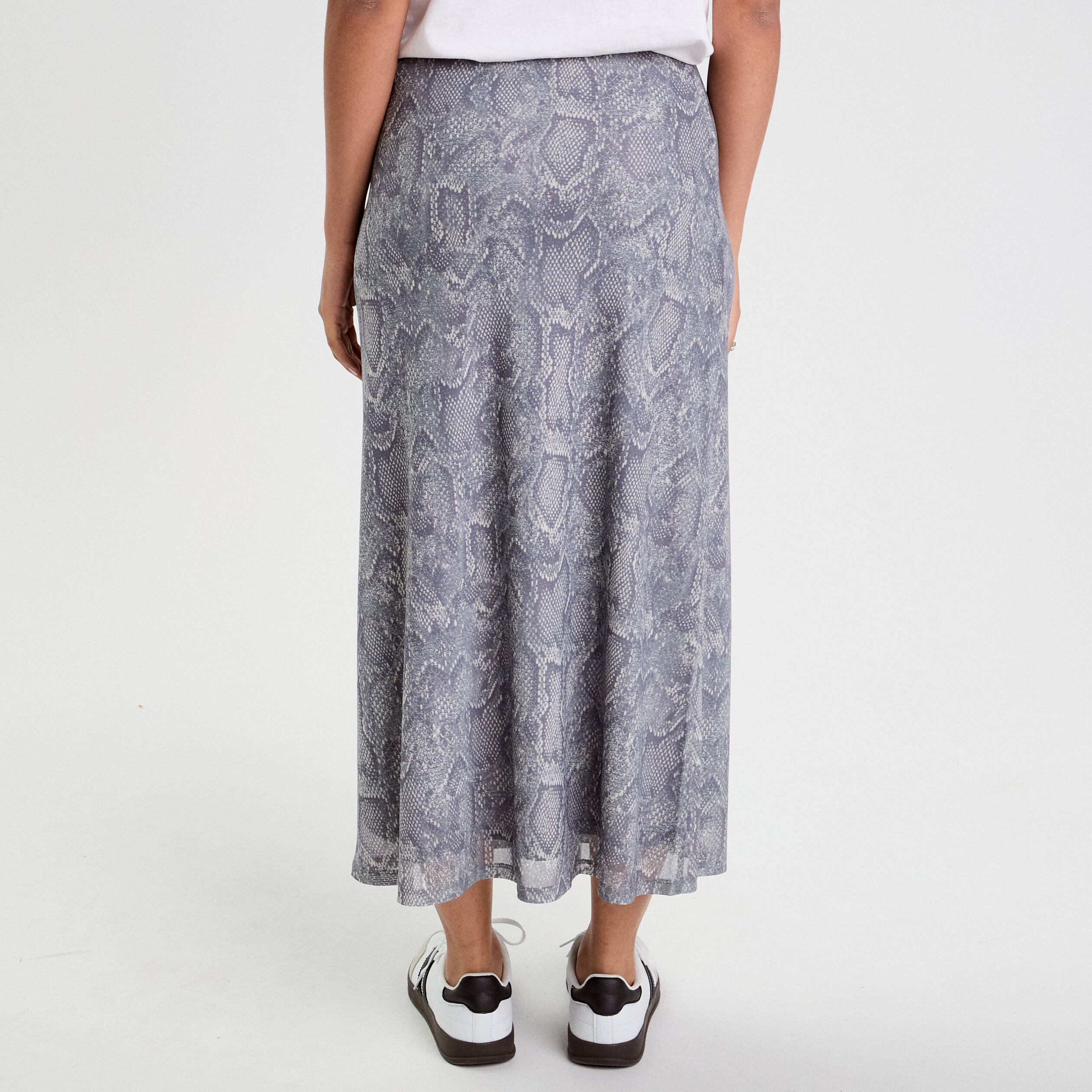 Jupe plissée évasée - Damart - Gris - Femme - 0.00