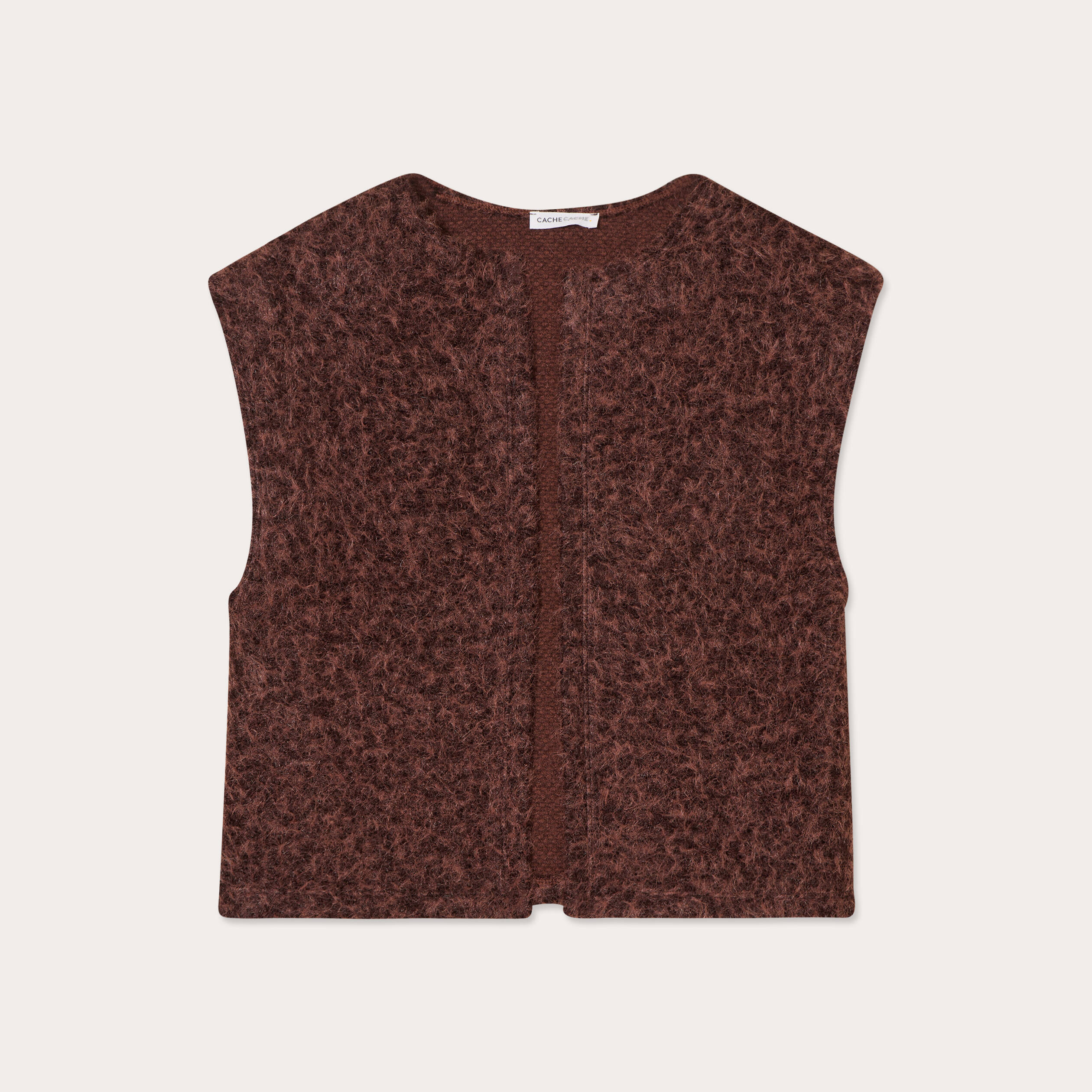 Gilet Sans Manches En Fausse Fourrure Pour Femme - Doudoune Ouverte Devant, Douce Et Extensible