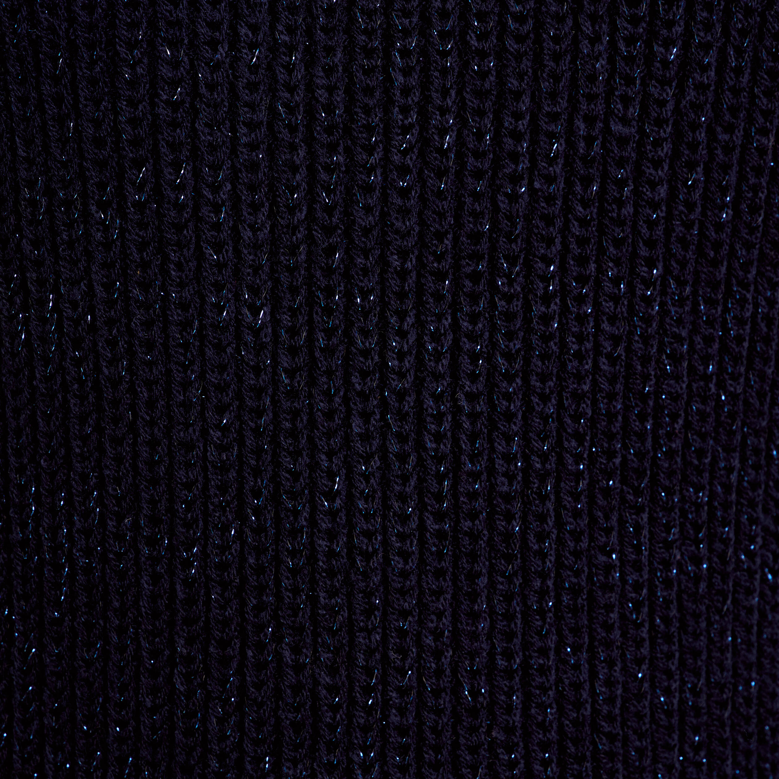 Robe pull d&eacute;tails de boutons bleu marine femme