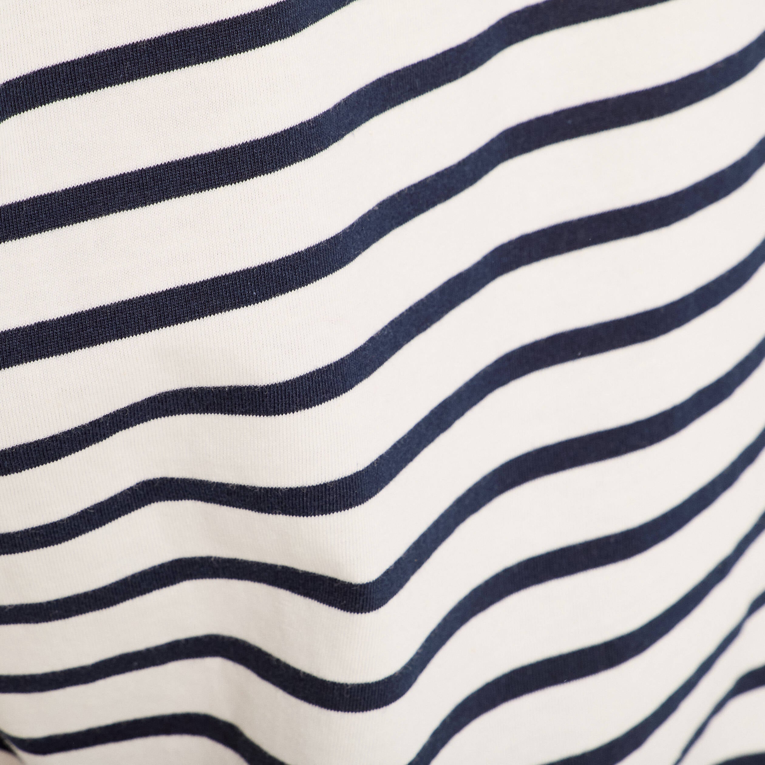 T-shirt oversize col en V bleu fonc&eacute; femme