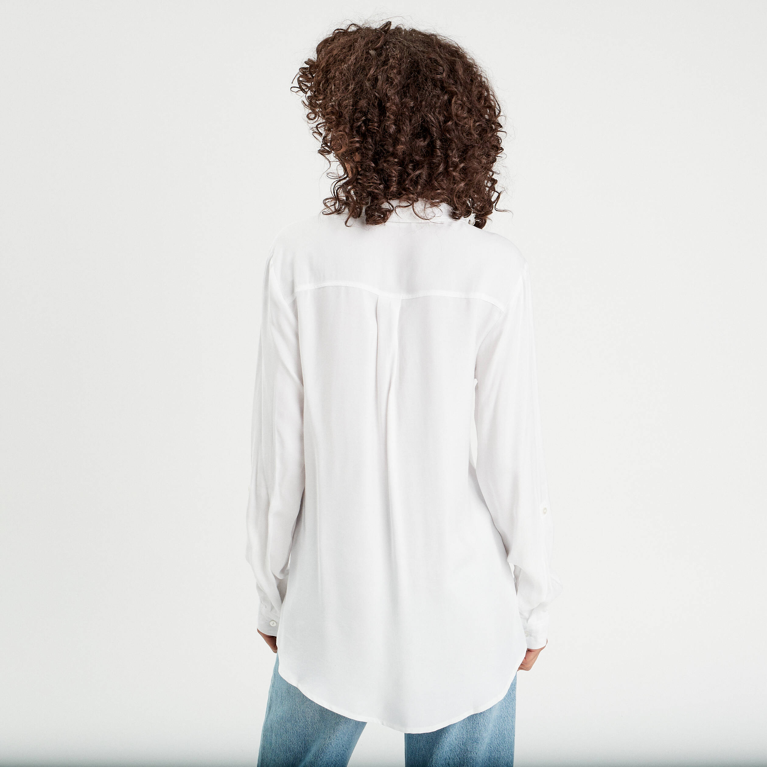 chemise manches longues ecru femme Chemise manches longues ecru femme
