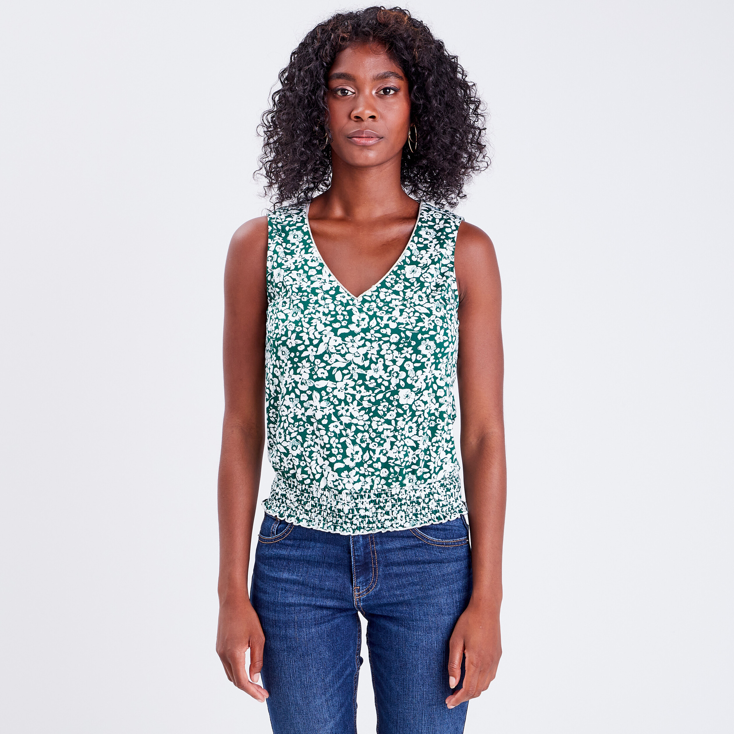 Débardeur sales bleu femme