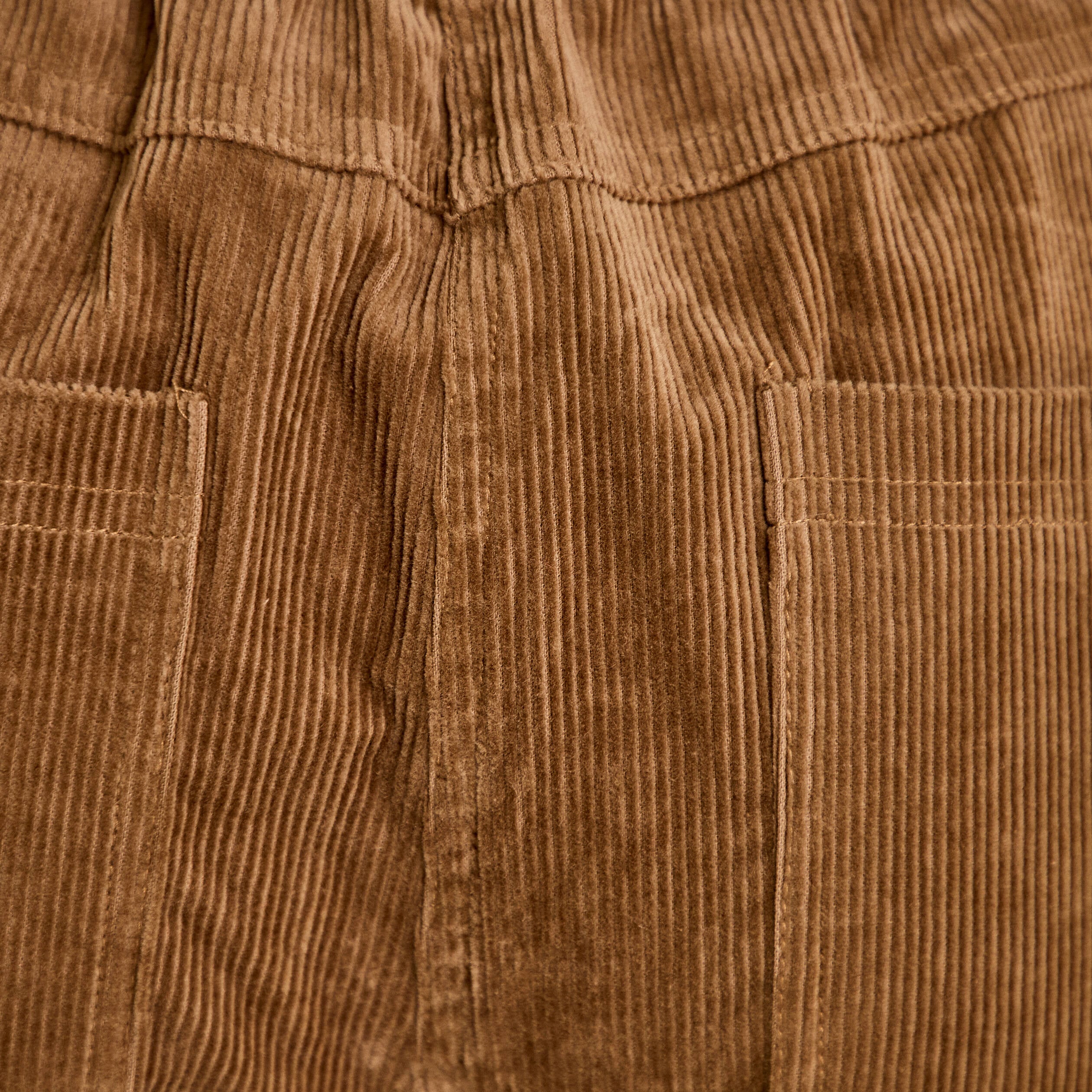 Pantalon barrel ceinture amovible taupe femme