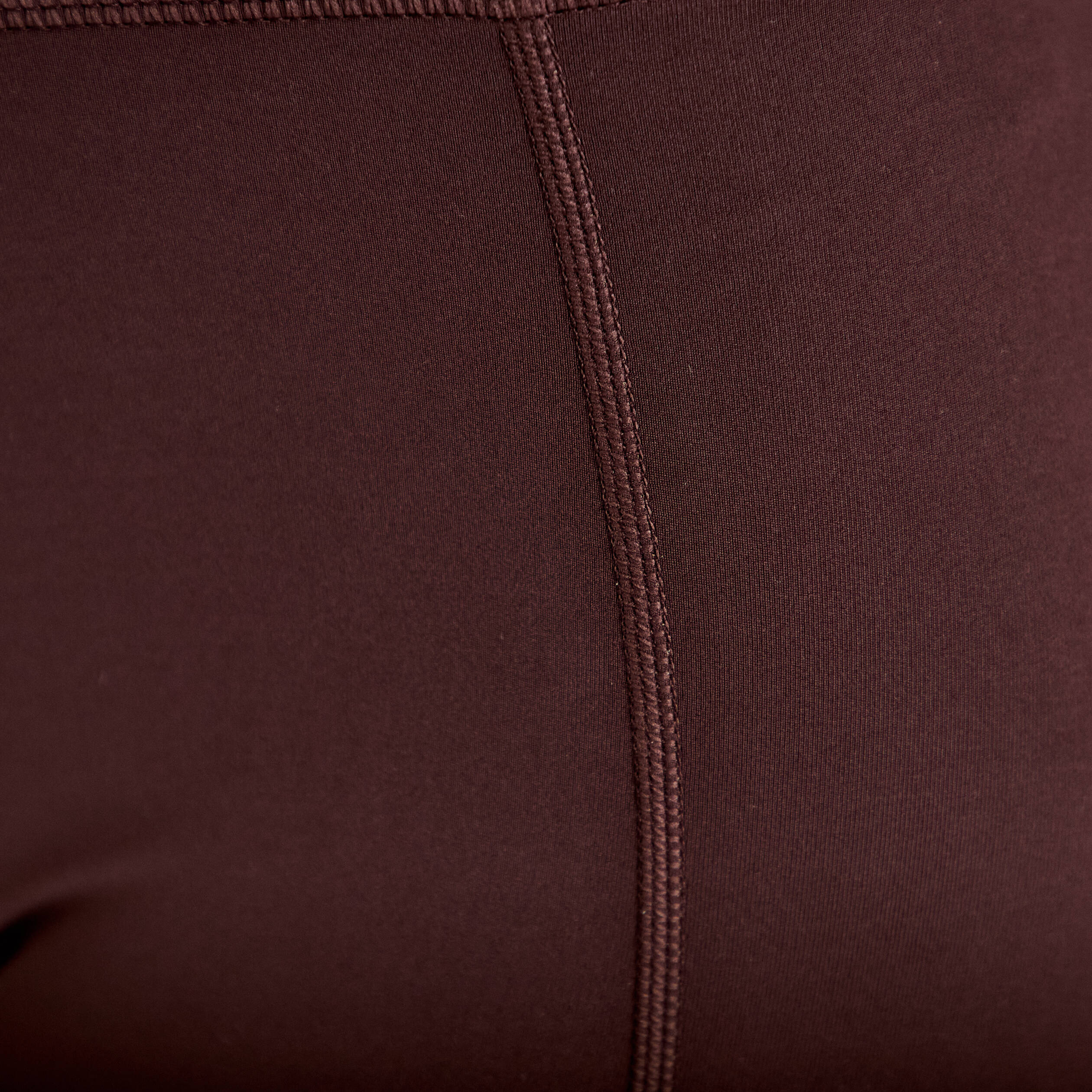 Leggings taille haute marron fonc&eacute; femme