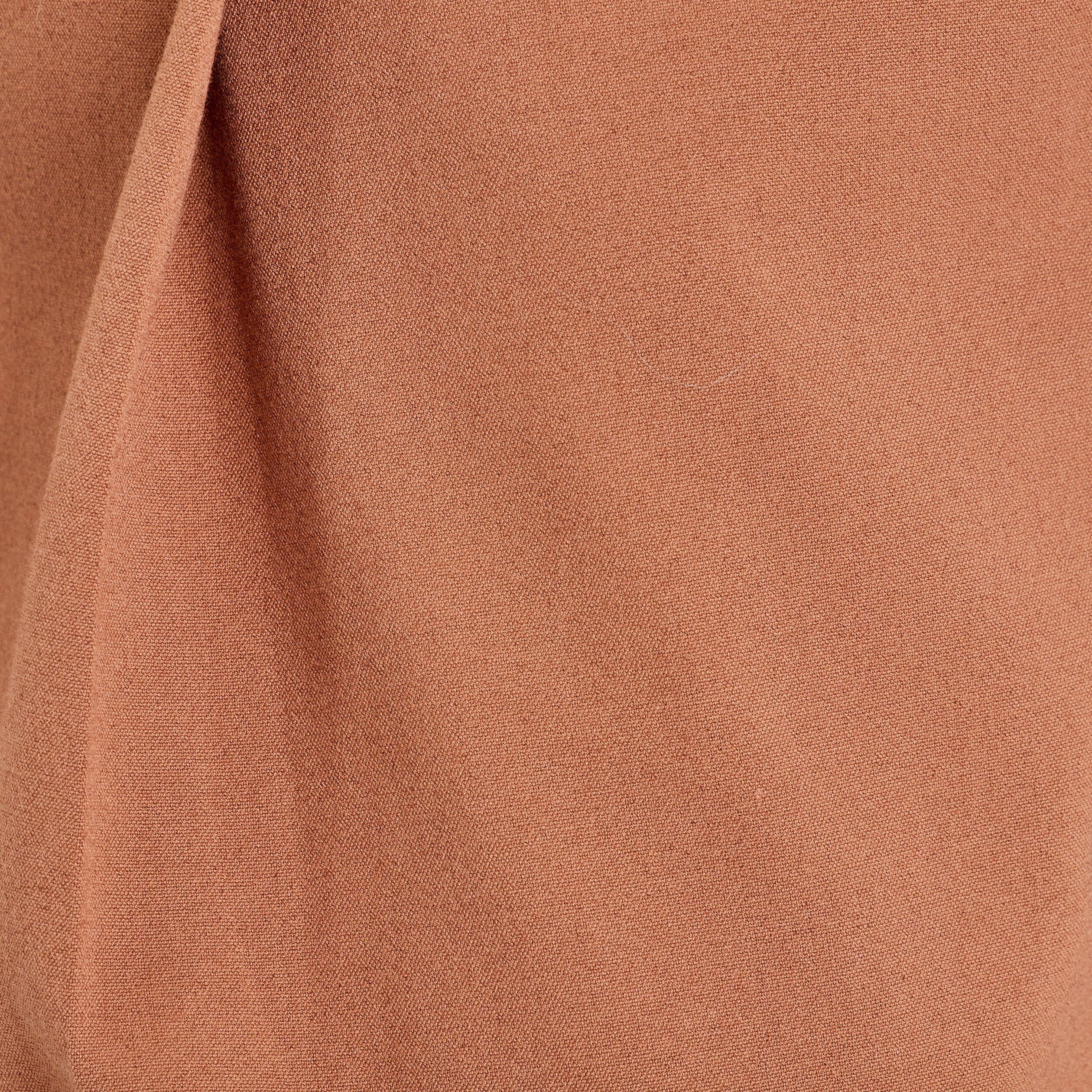 Pantalon large fluide pinces beige femme