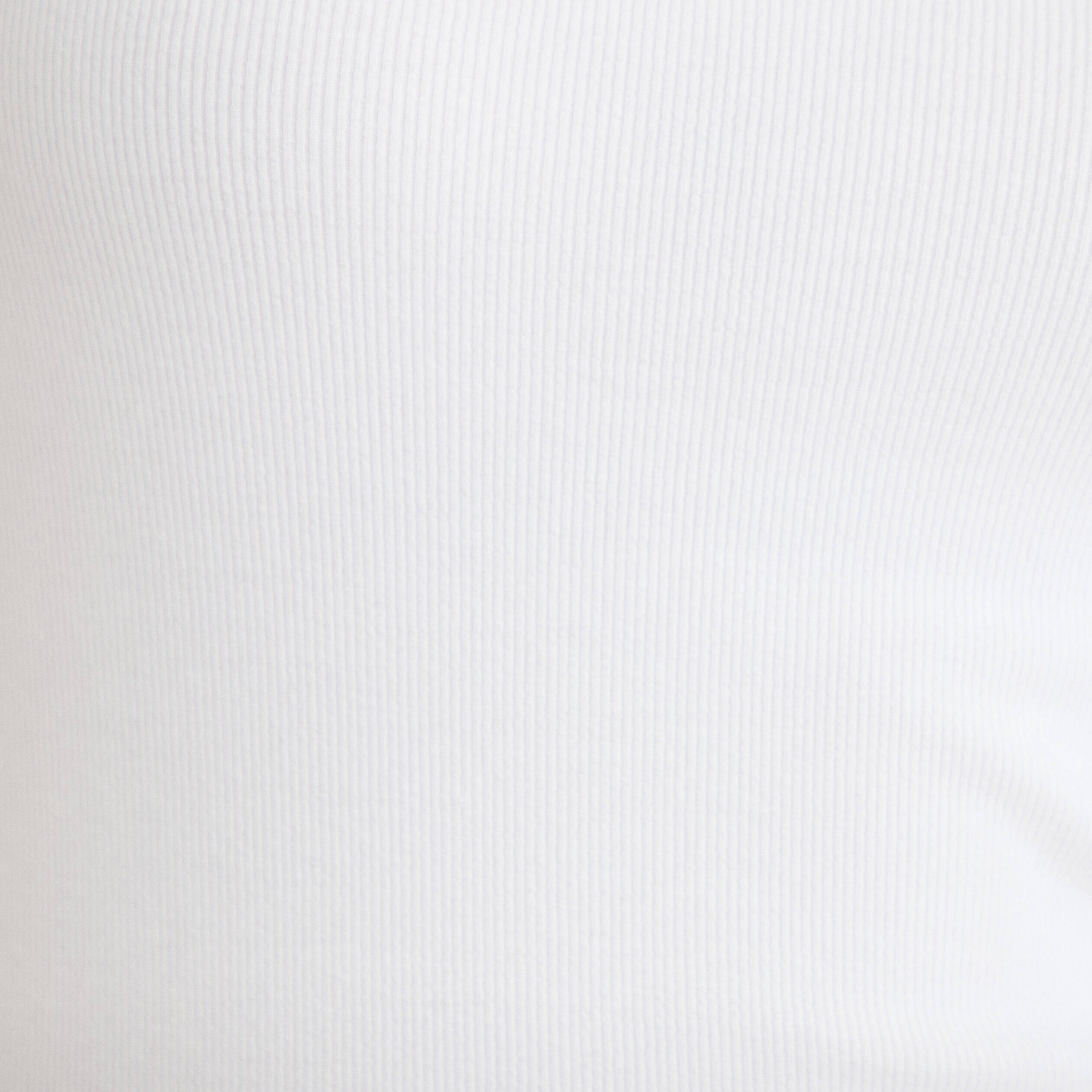 D&eacute;bardeur cintr&eacute; c&ocirc;tel&eacute; dentelle blanc femme