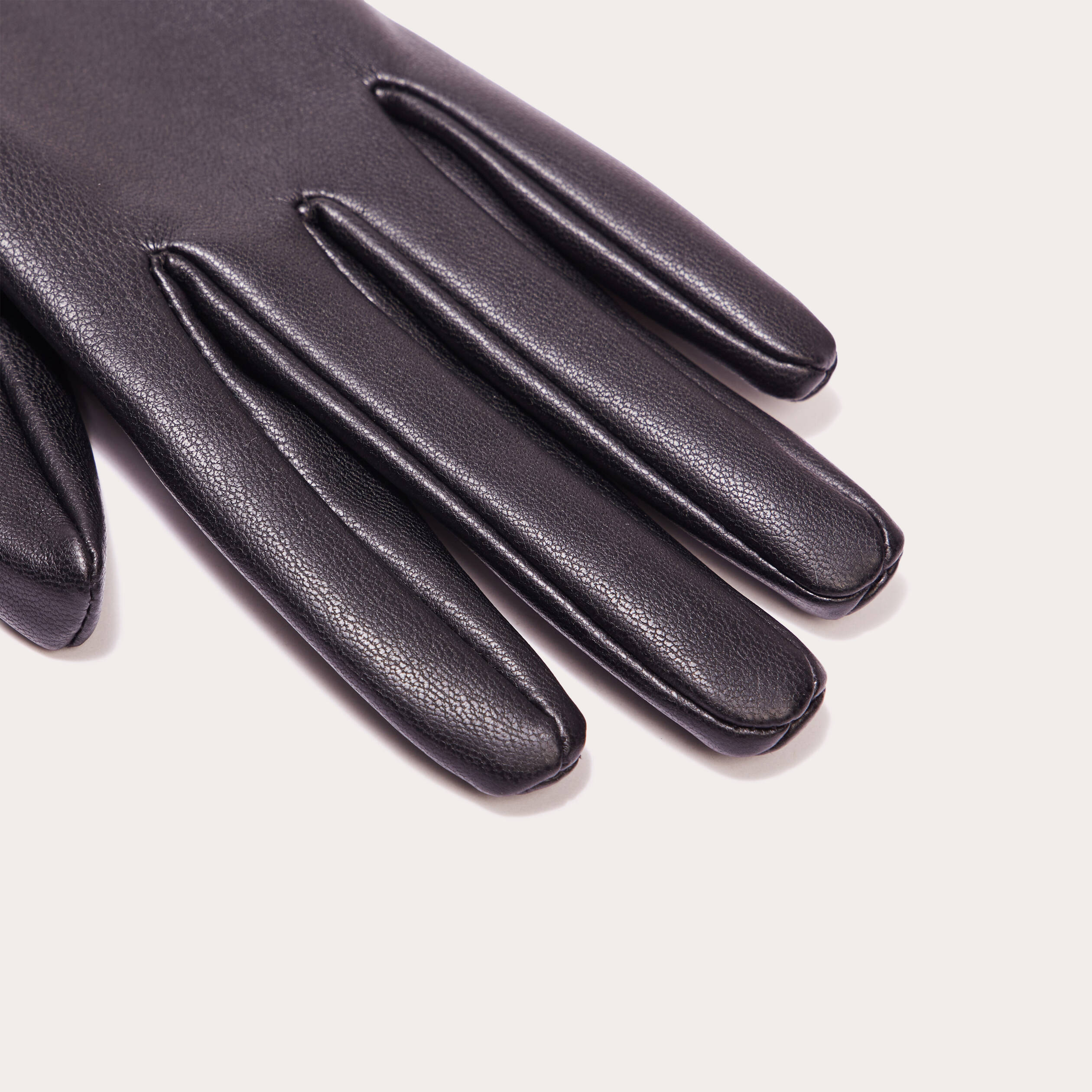 gants simili cuir noir femme Gants simili cuir noir femme