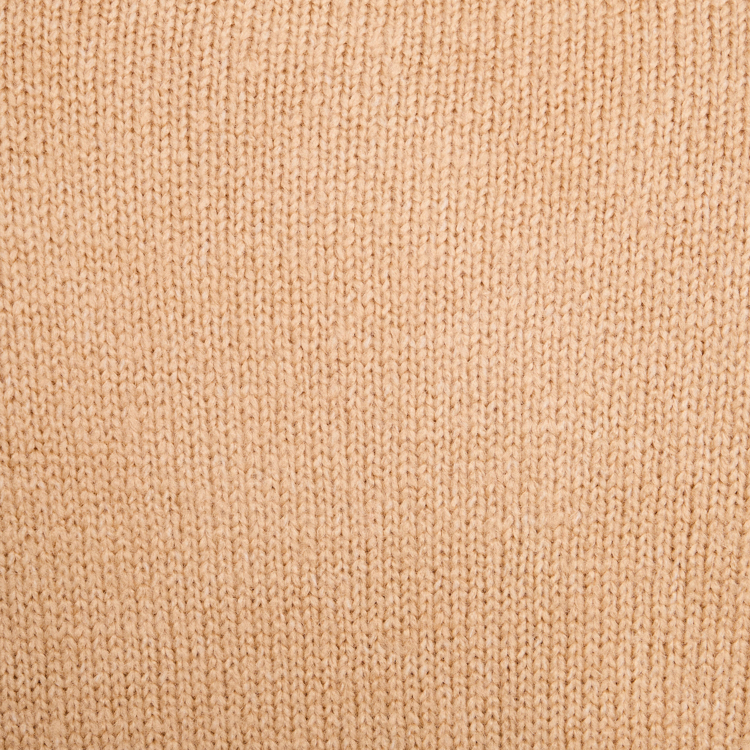 Pull manches longues beige femme